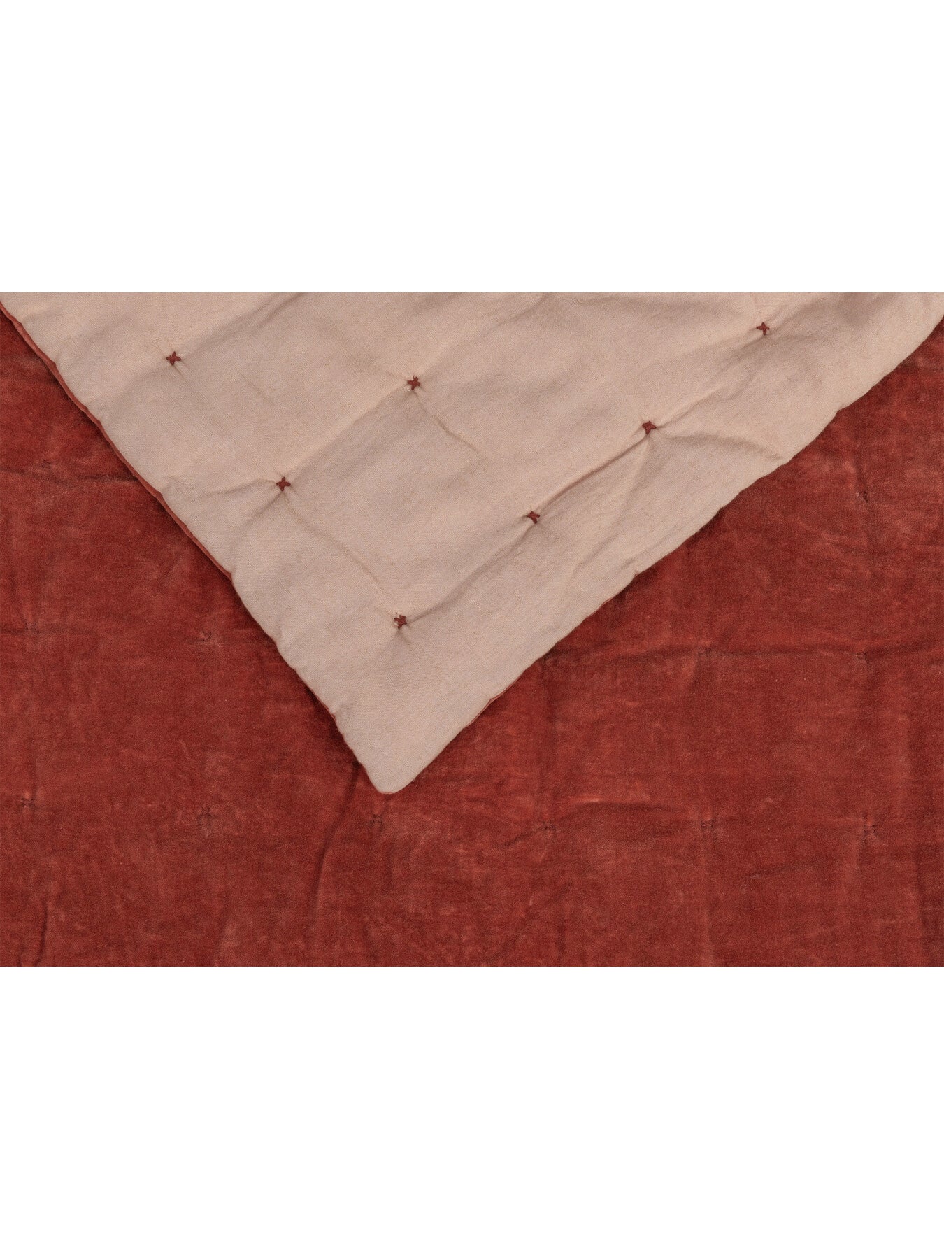 Heal’s Two Tone Quilt Red & Pink 240 x 260cm