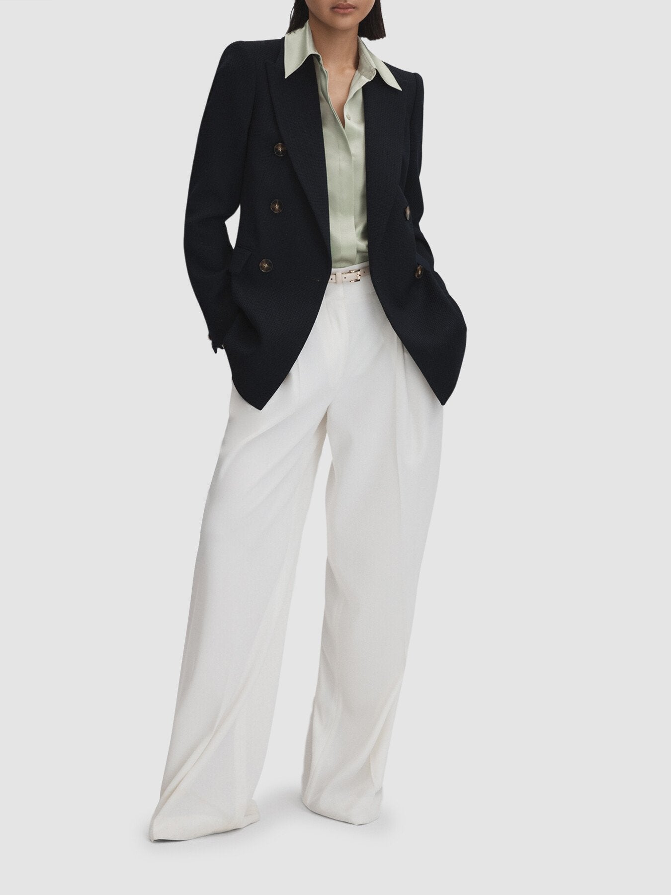 Irina Silk Button-Through Shirt