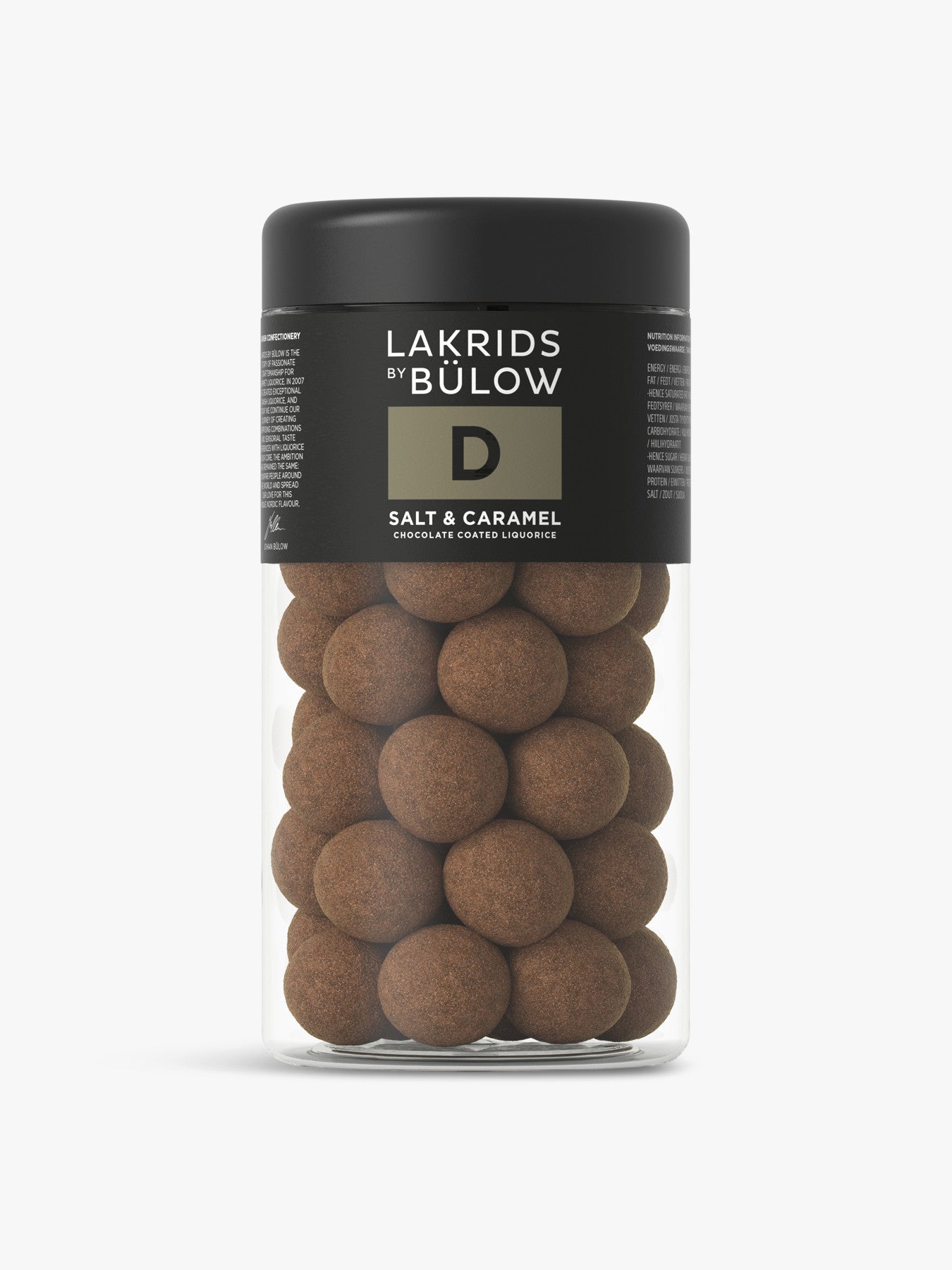 D Salt and Caramel Chocolate Coated Liquorice 295g