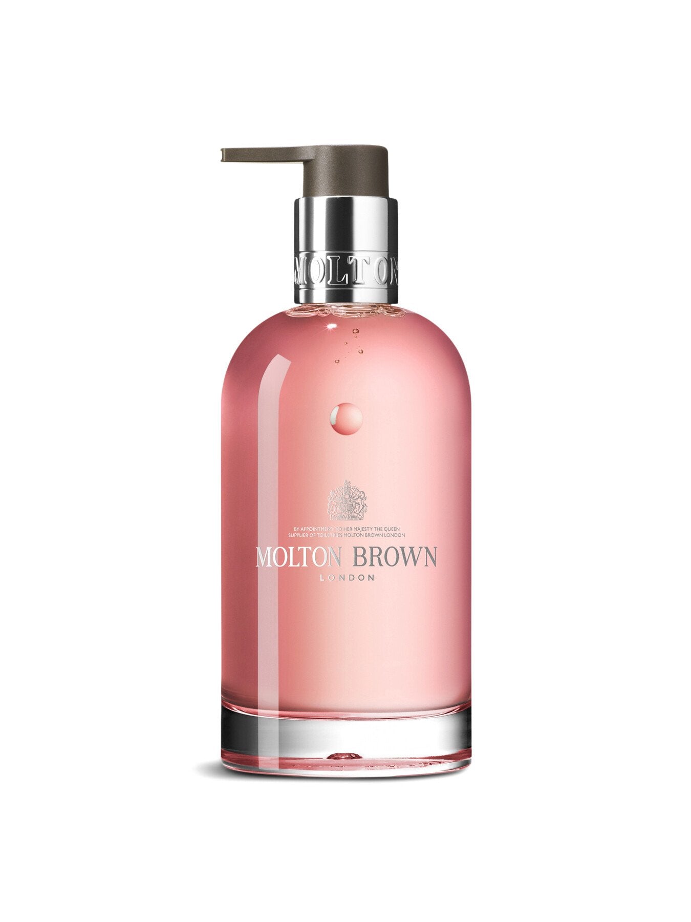 Delicious Rhubarb Rose Fine Liquid Hand Wash Glass Bottle 200ml