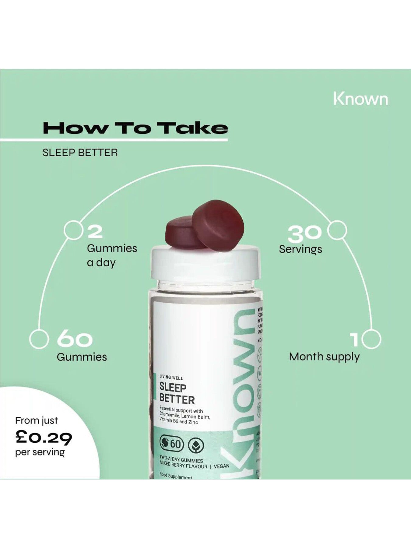 Sleep Better Vegan Gummies with Saffron