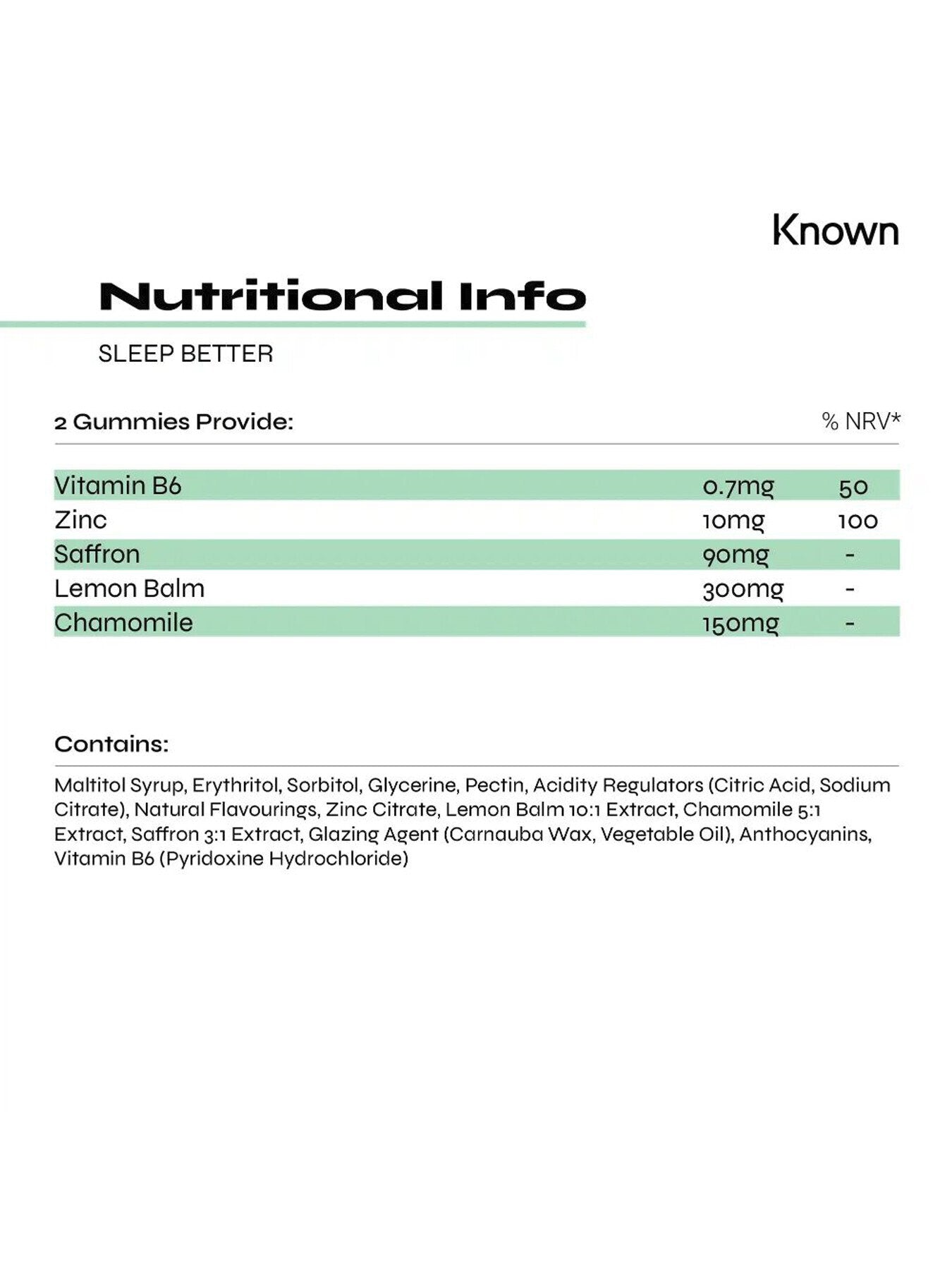 Sleep Better Vegan Gummies with Saffron