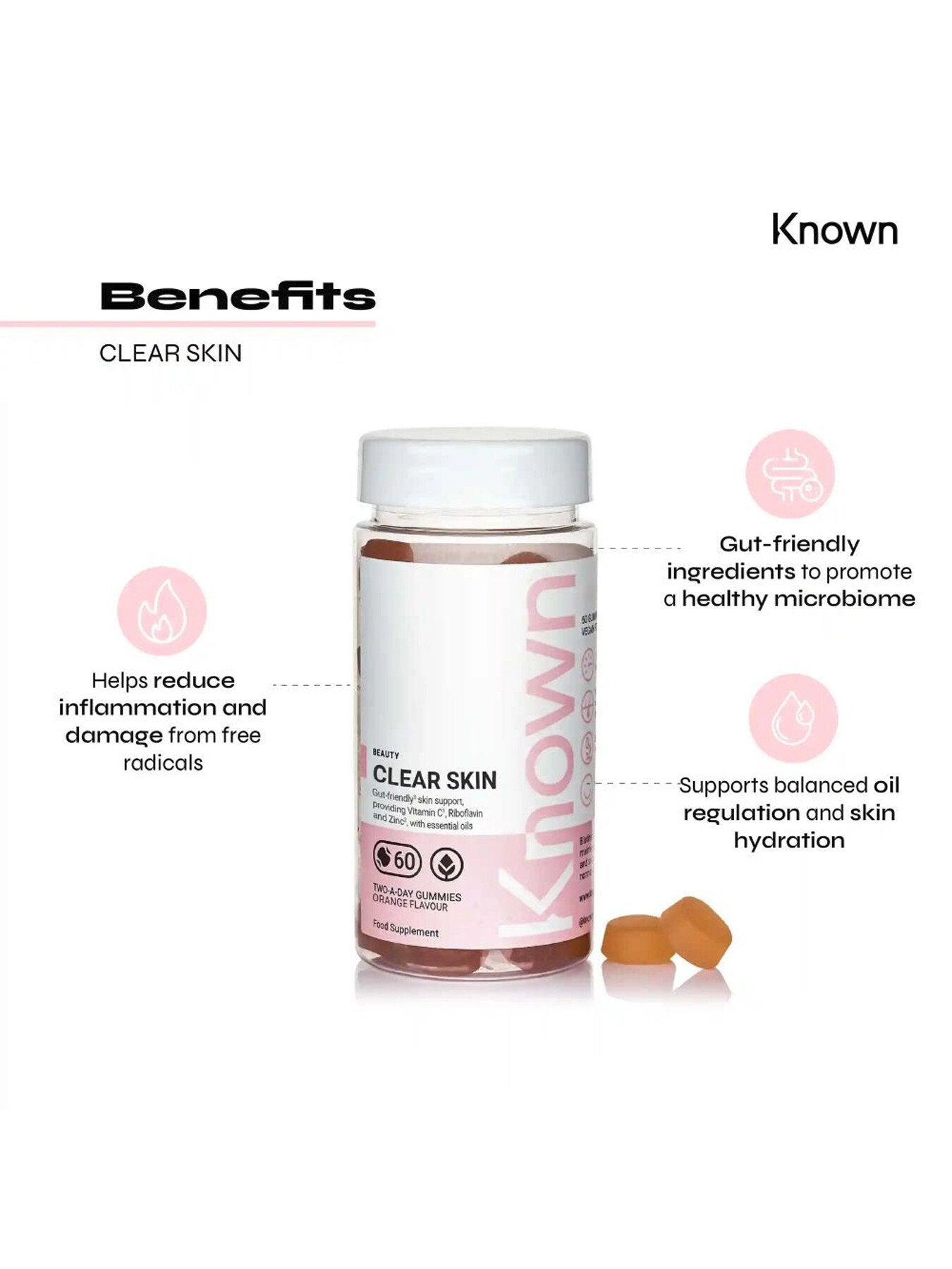 Clear Skin Vegetarian Gummies