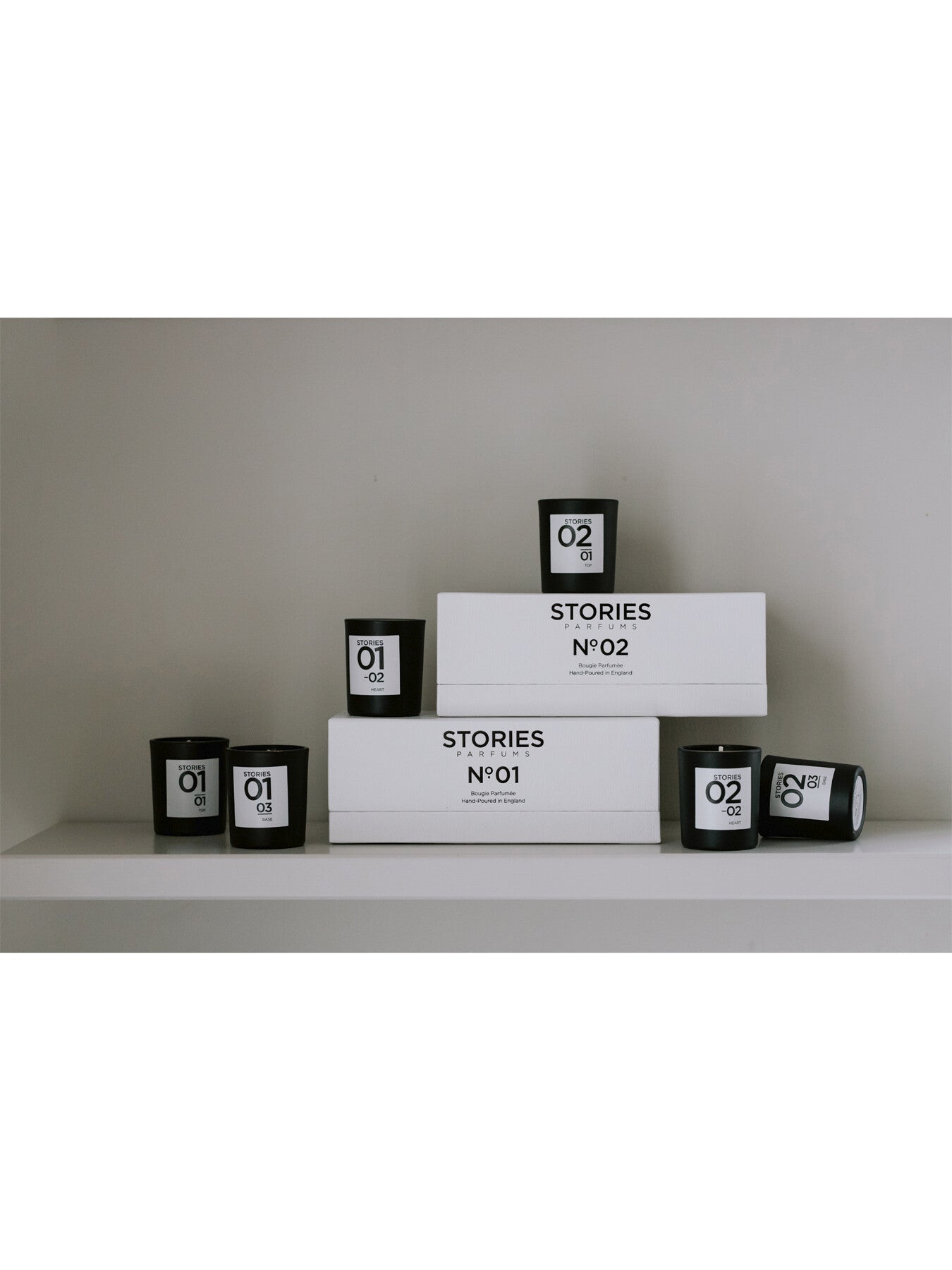 No 02 Bougie Parfumee Scented Candle Trio 3x70g