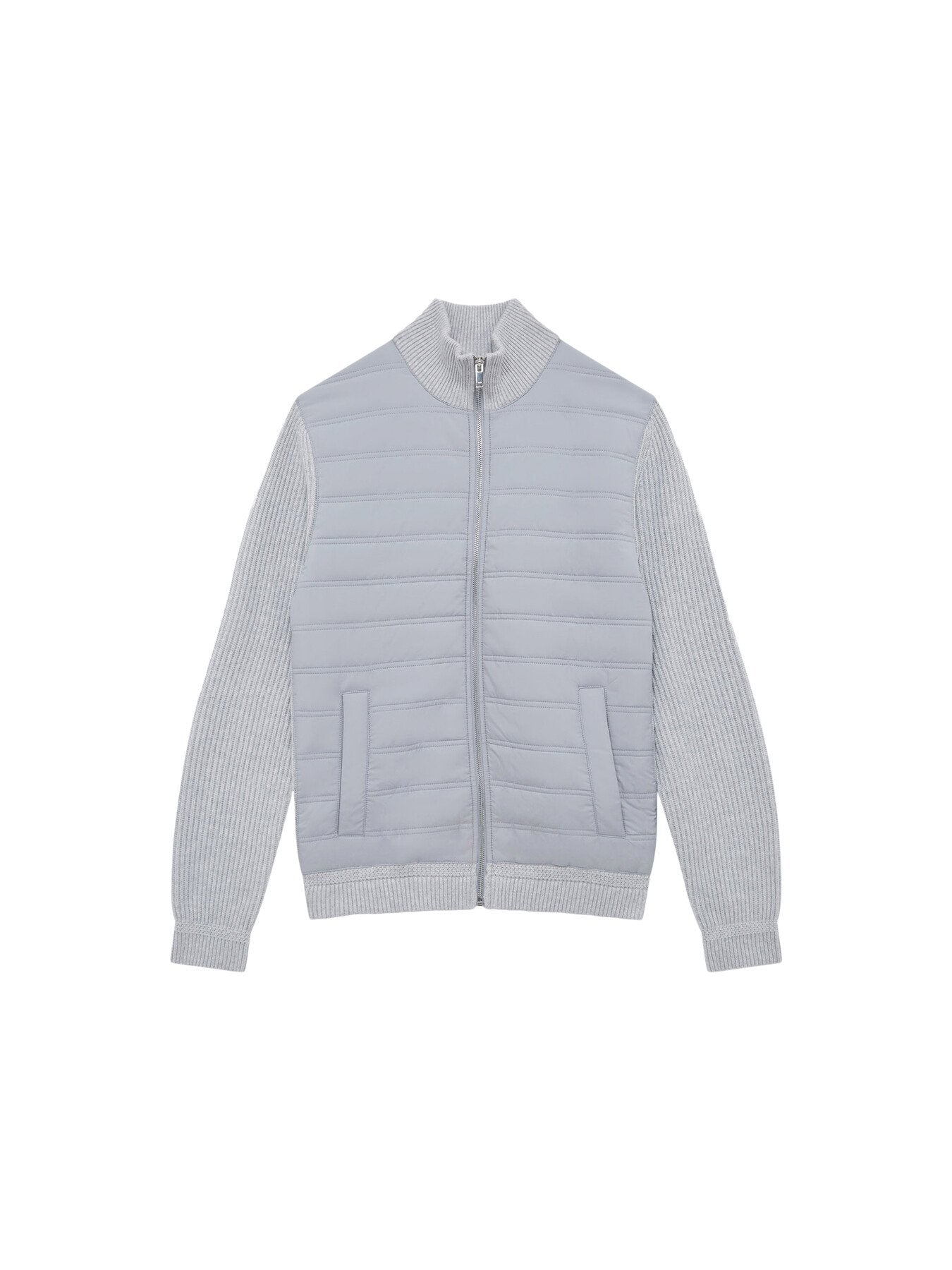 Trainer Hybrid Zip Through Quilted Jumper