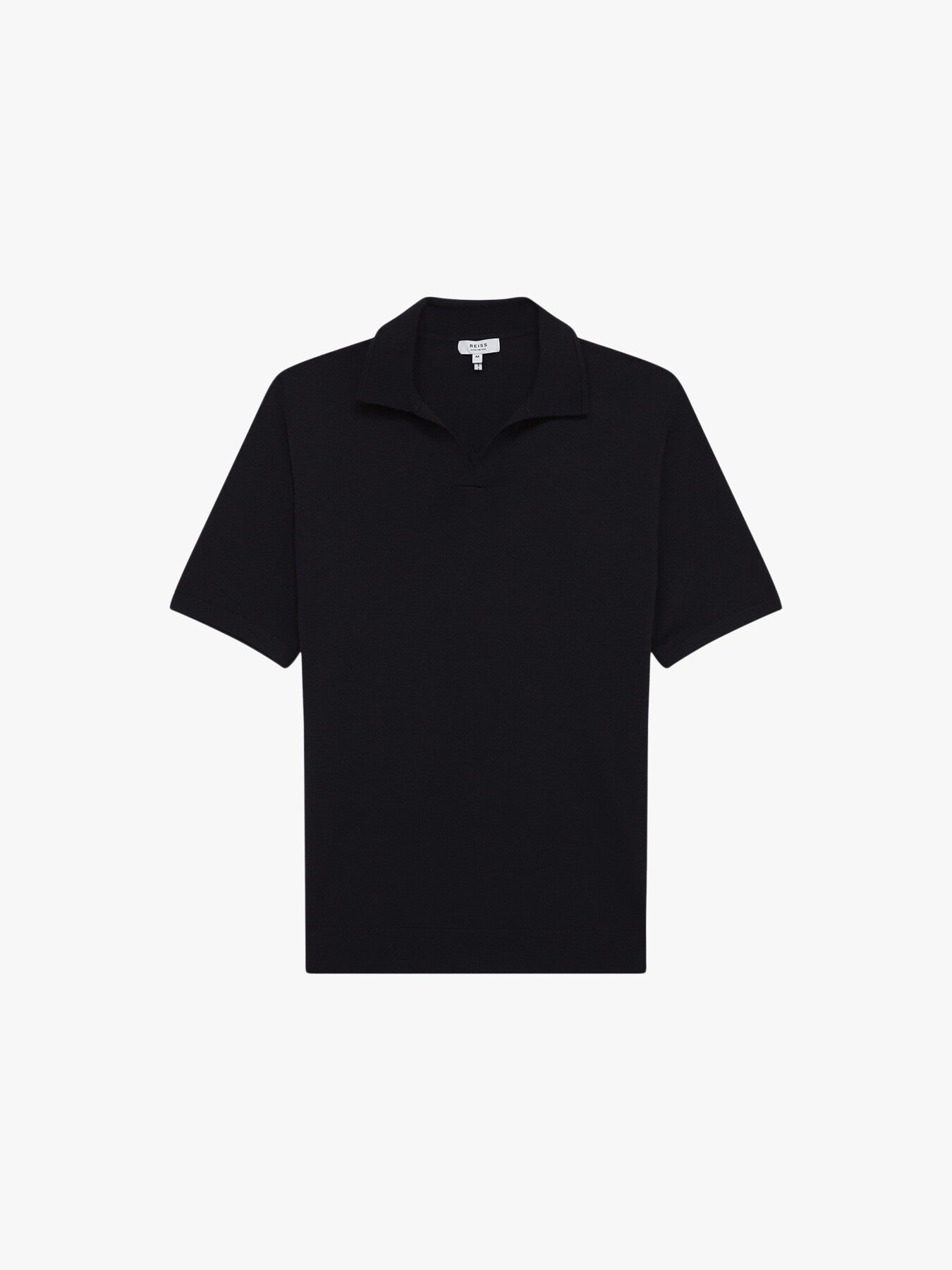 Duchie Merino Wool Open Collar Polo Shirt