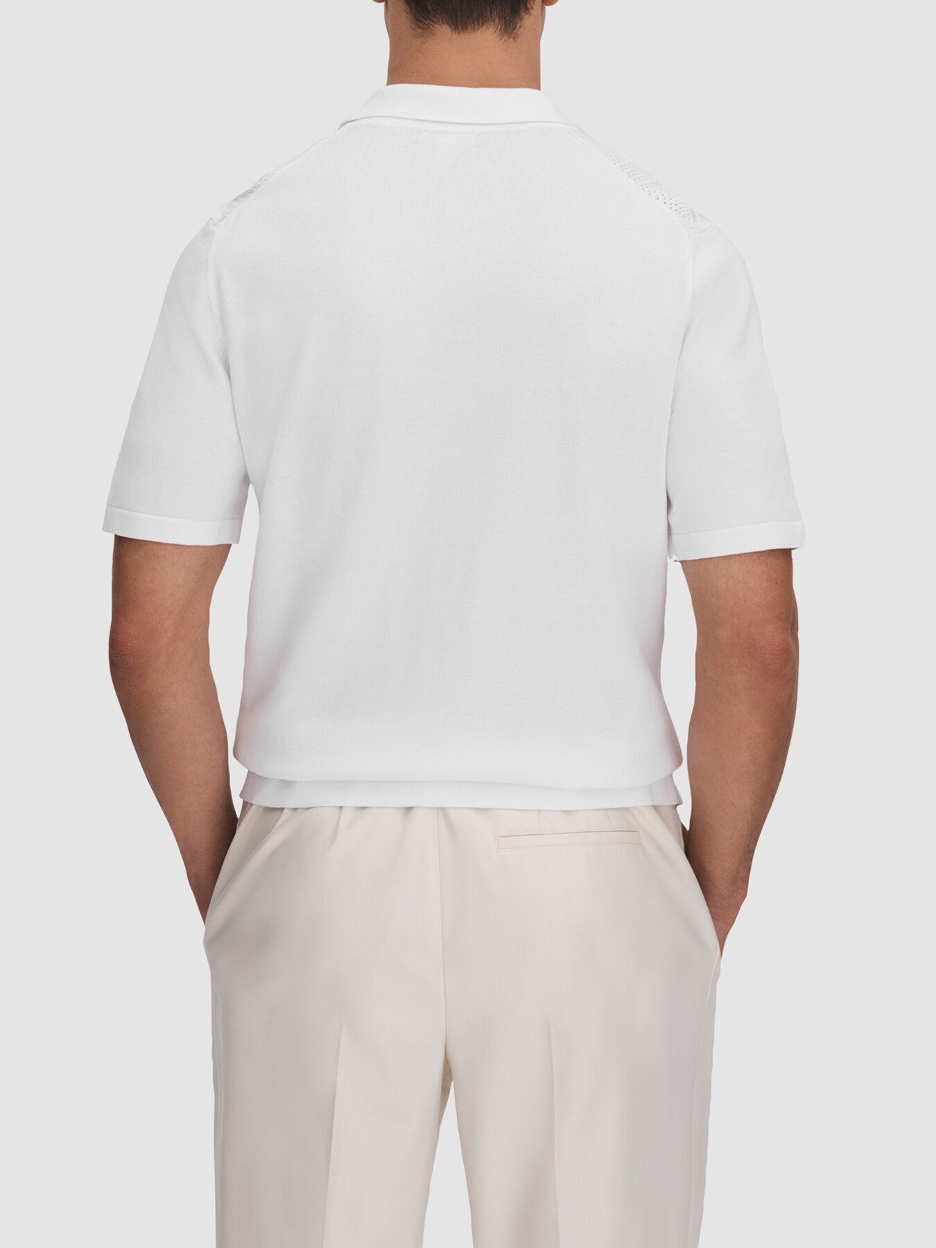 Fortune Cable Knit Cuban Collar Shirt