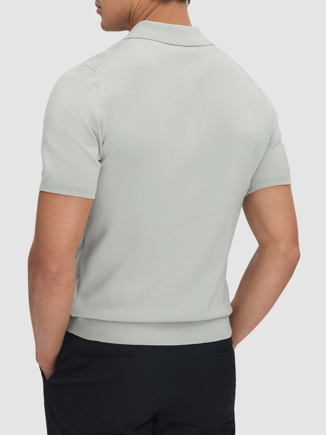 Tropic Cotton Half-Zip Polo Shirt