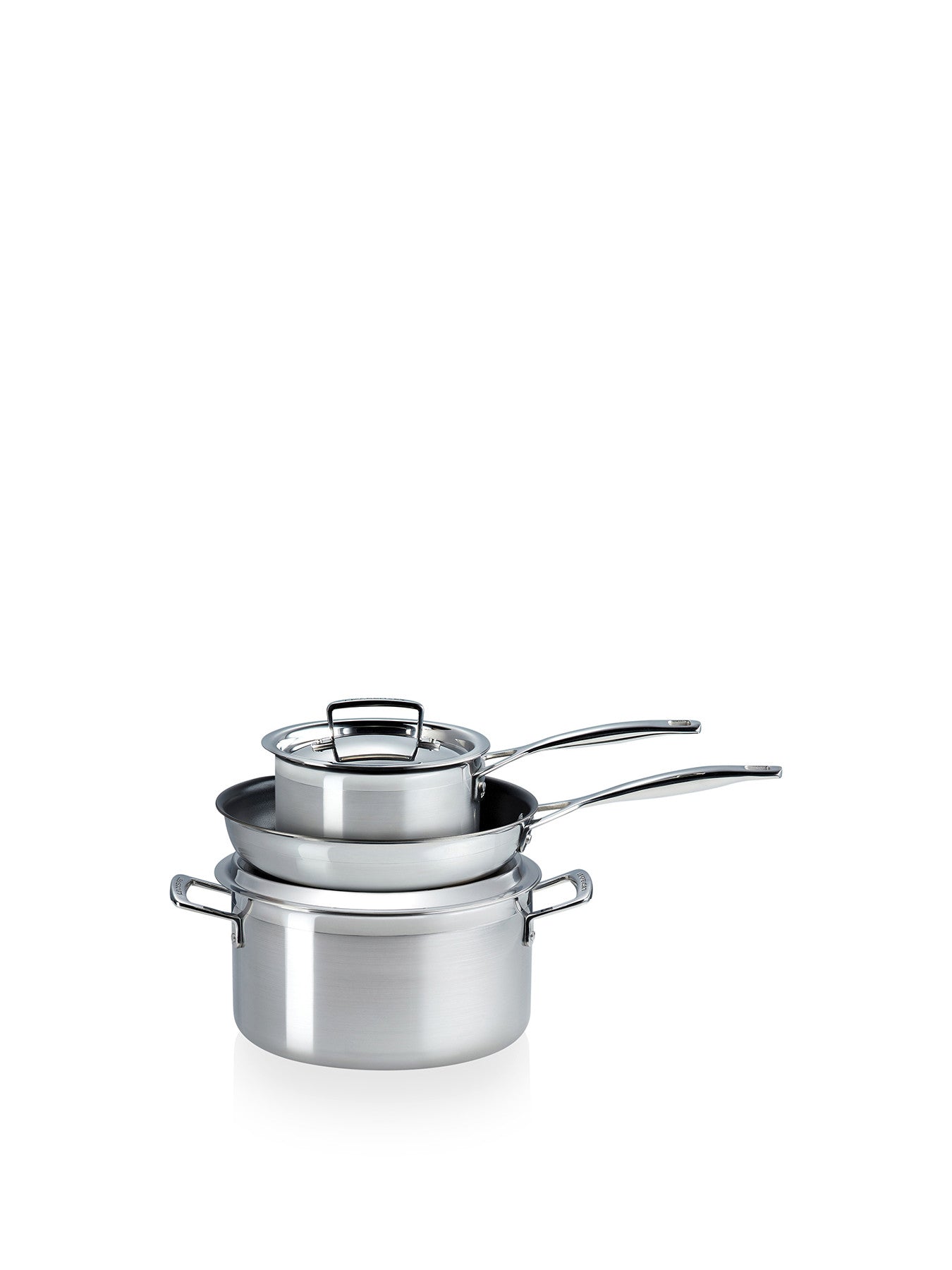 3-Ply Stainless Steel 3 Piece Cookware Set