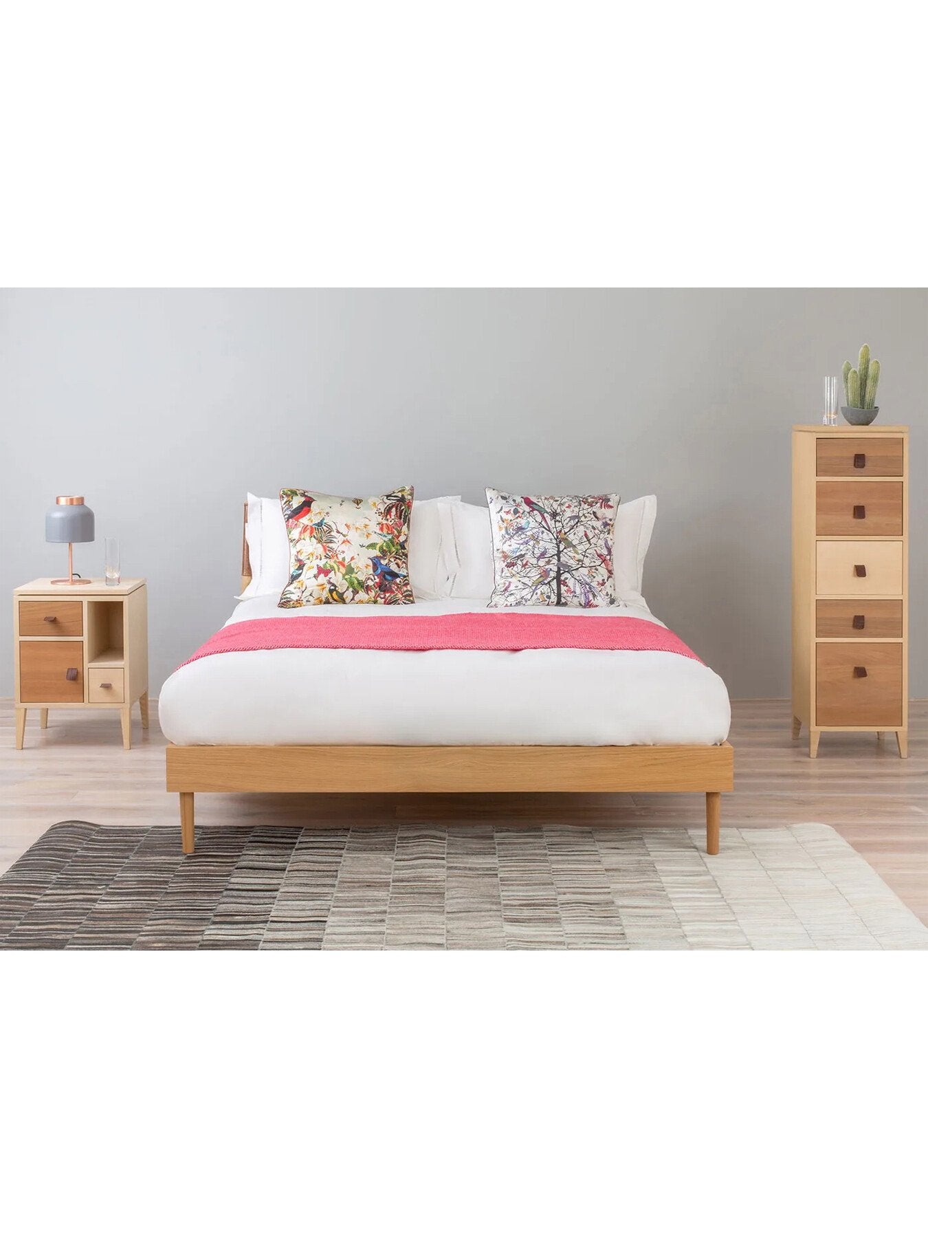 Merino & Cashmere Throw Herringbone