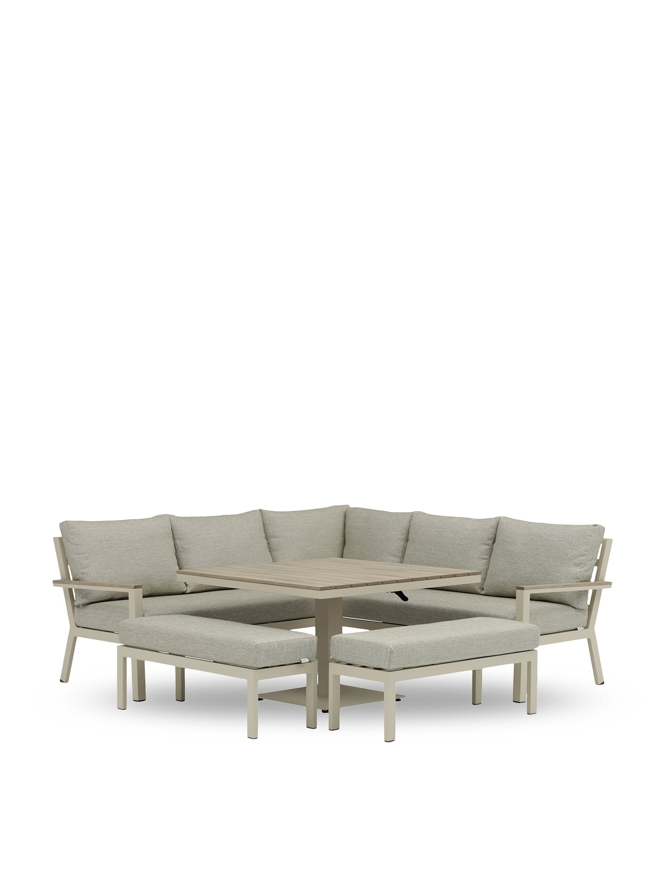 Zurich 8-Seater Garden Lounge Dining Set Mocha