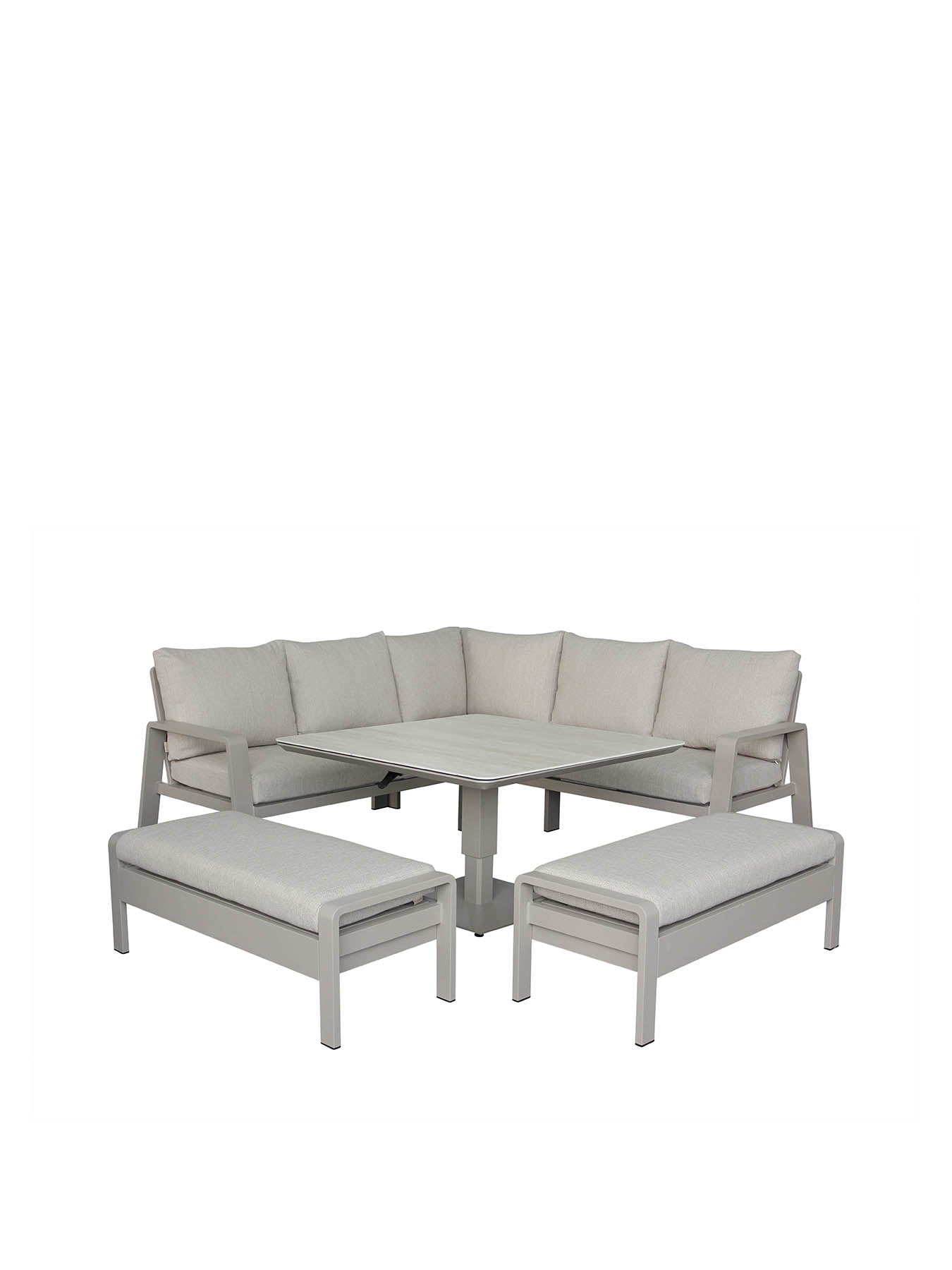 Prague 8-Seater Garden Lounge Set Latte
