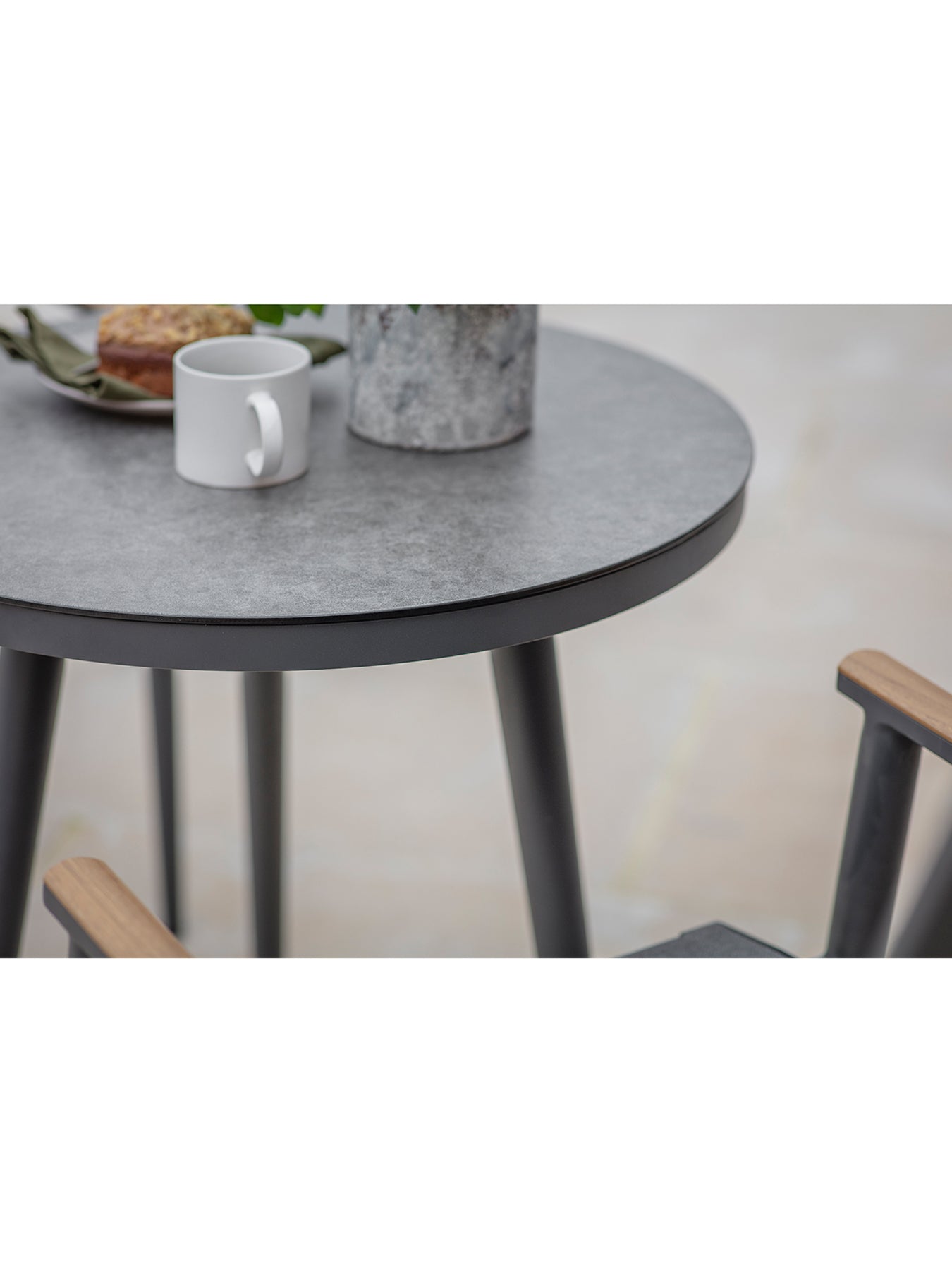 Sofia Garden Bistro Set Anthracite