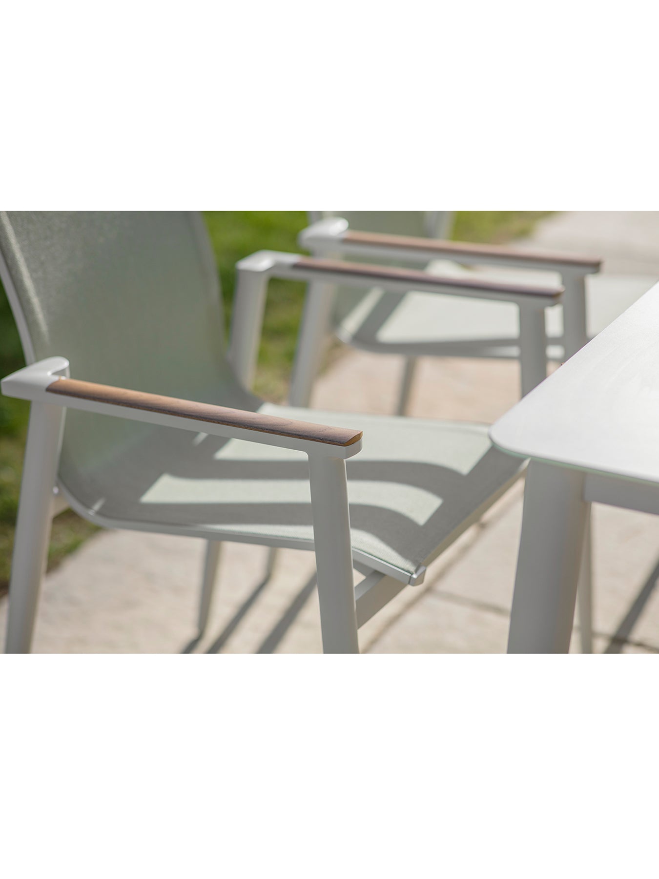 Sofia 6-Seater Garden Dining Set Green