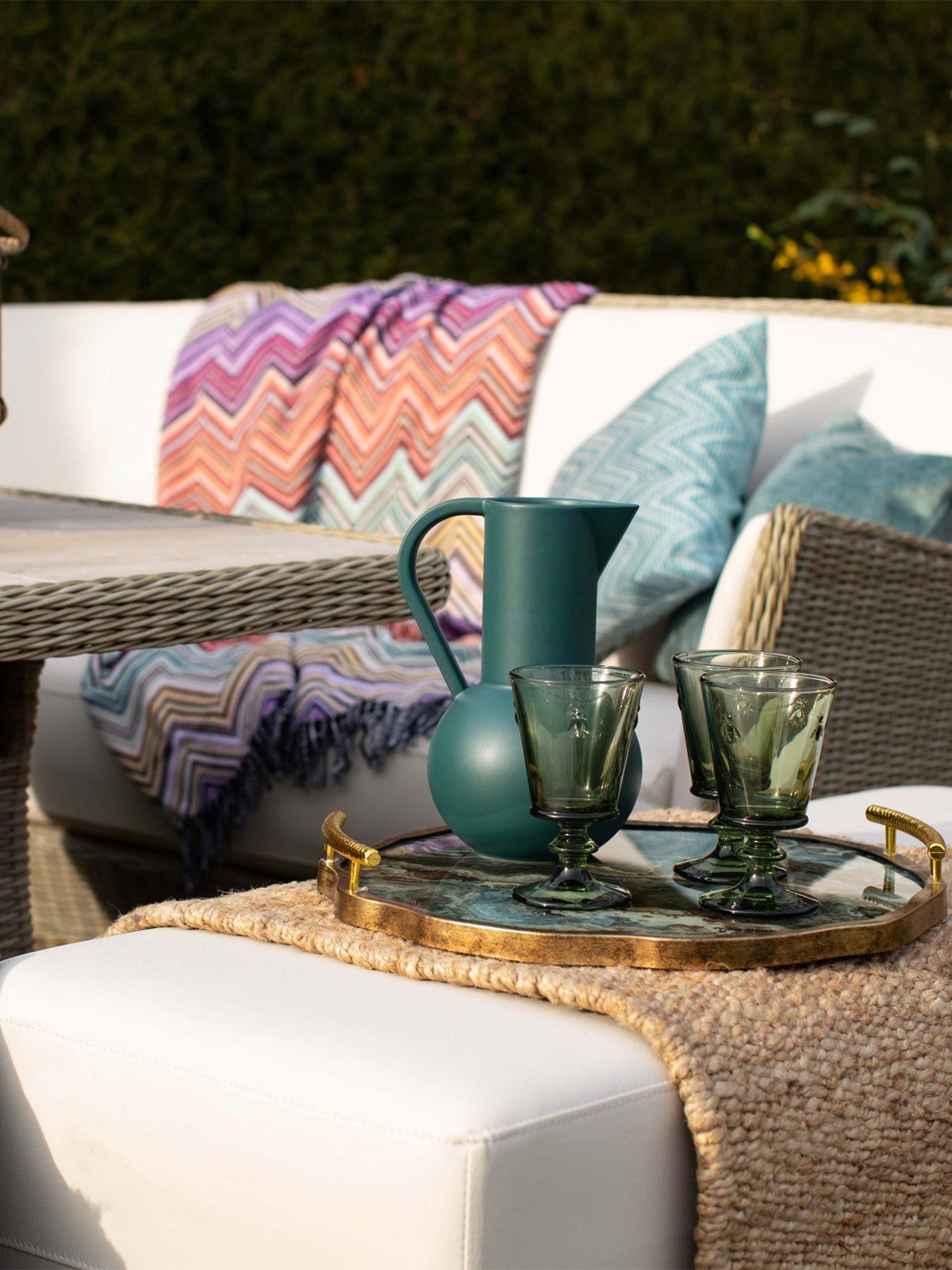 Monte Carlo Modular Sofa with Square Firepit Casual Dining