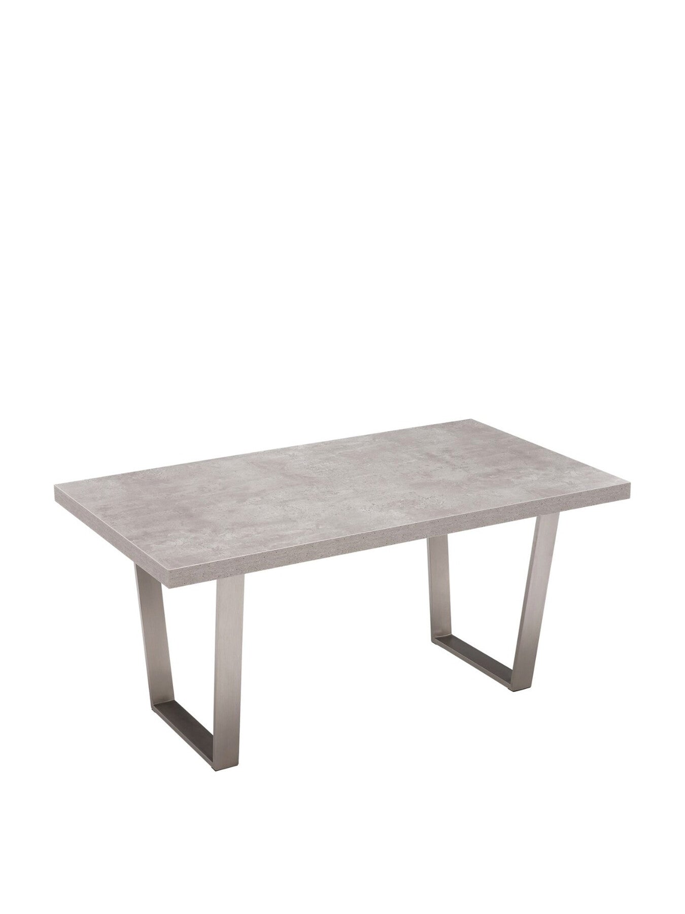Grey Halmstad Concrete Effect 135cm Dining Table, Seats 4