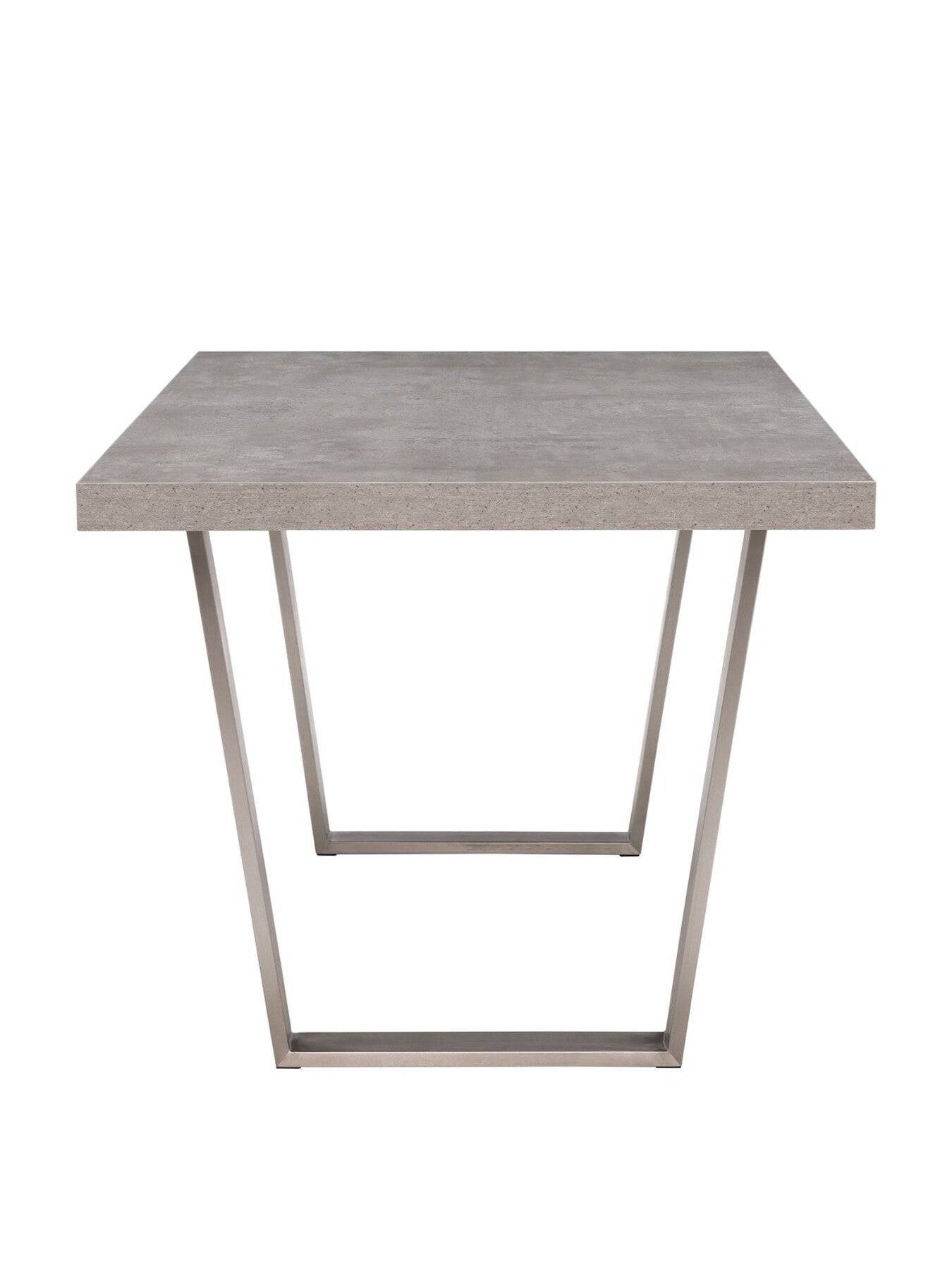 Grey Halmstad Concrete Effect 135cm Dining Table, Seats 4