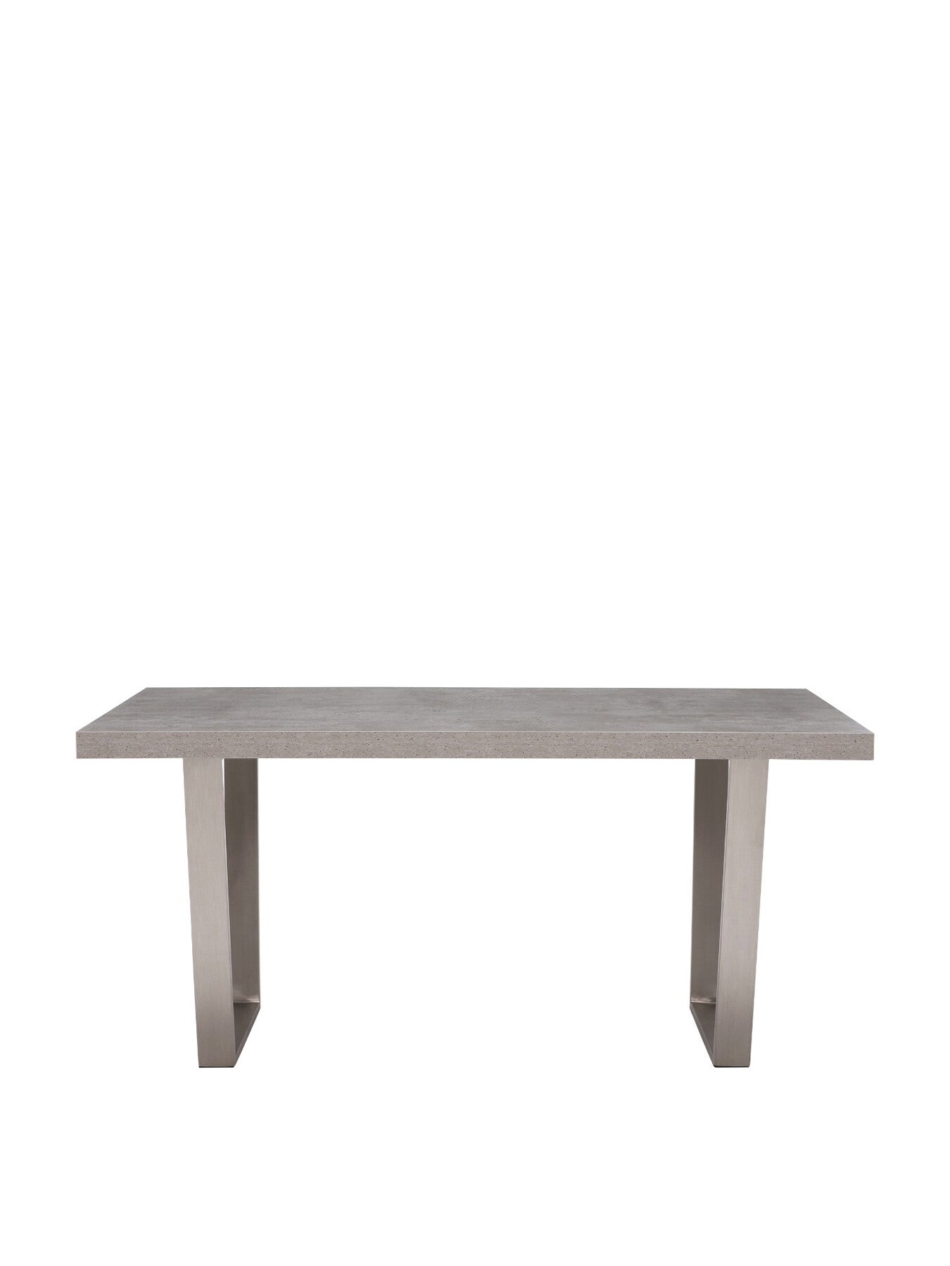 Grey Halmstad Concrete Effect 200cm Dining Table, Seats 4-6