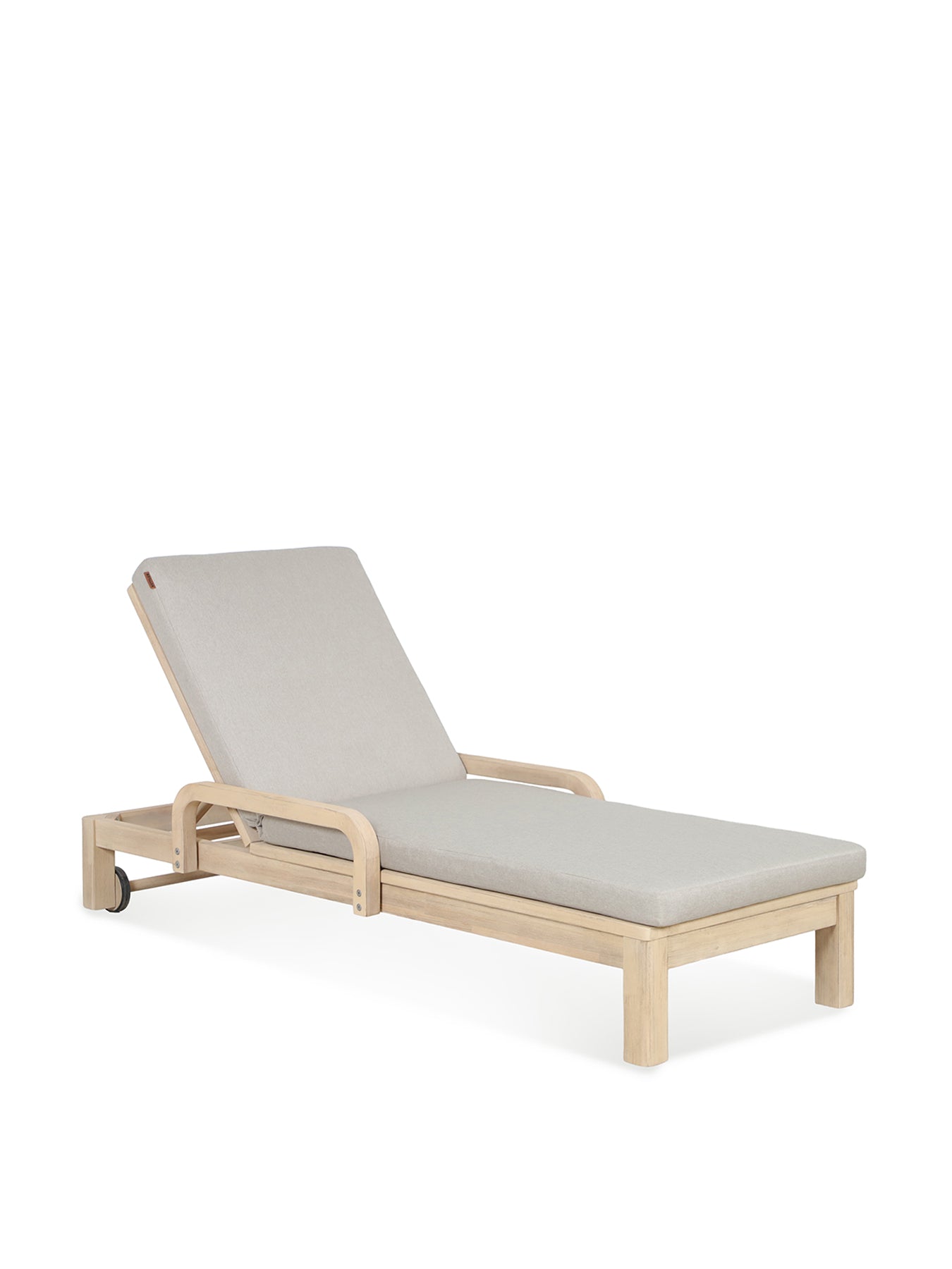 Cora Rope Garden Sun Lounger Cream