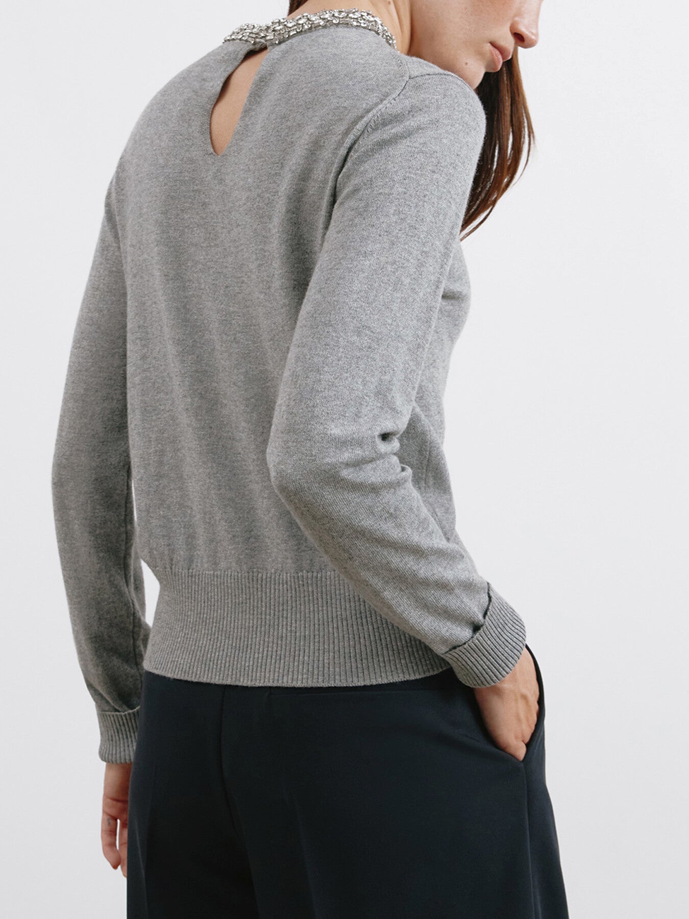 Diamante Trim Jumper