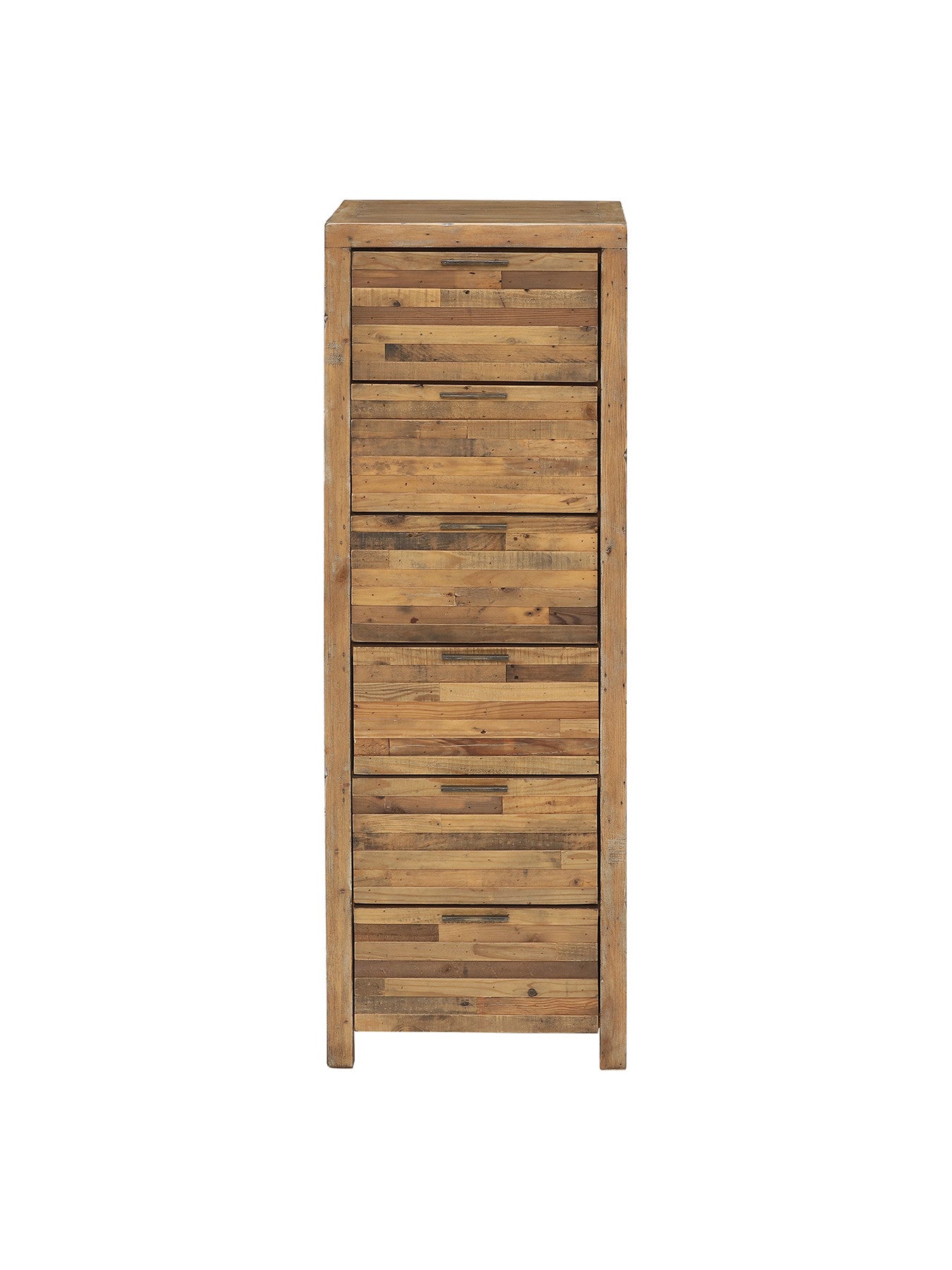 Charlie Reclaimed Wood 6 Drawer Lingerie Tallboy