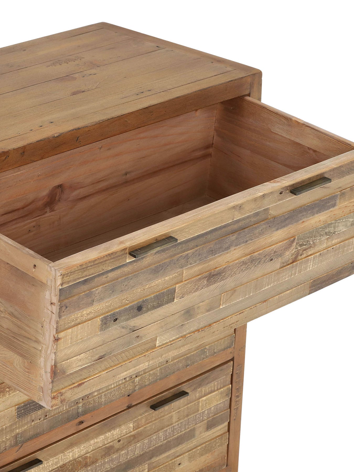 Charlie Reclaimed Wood 3 Drawer Chest of Drawers