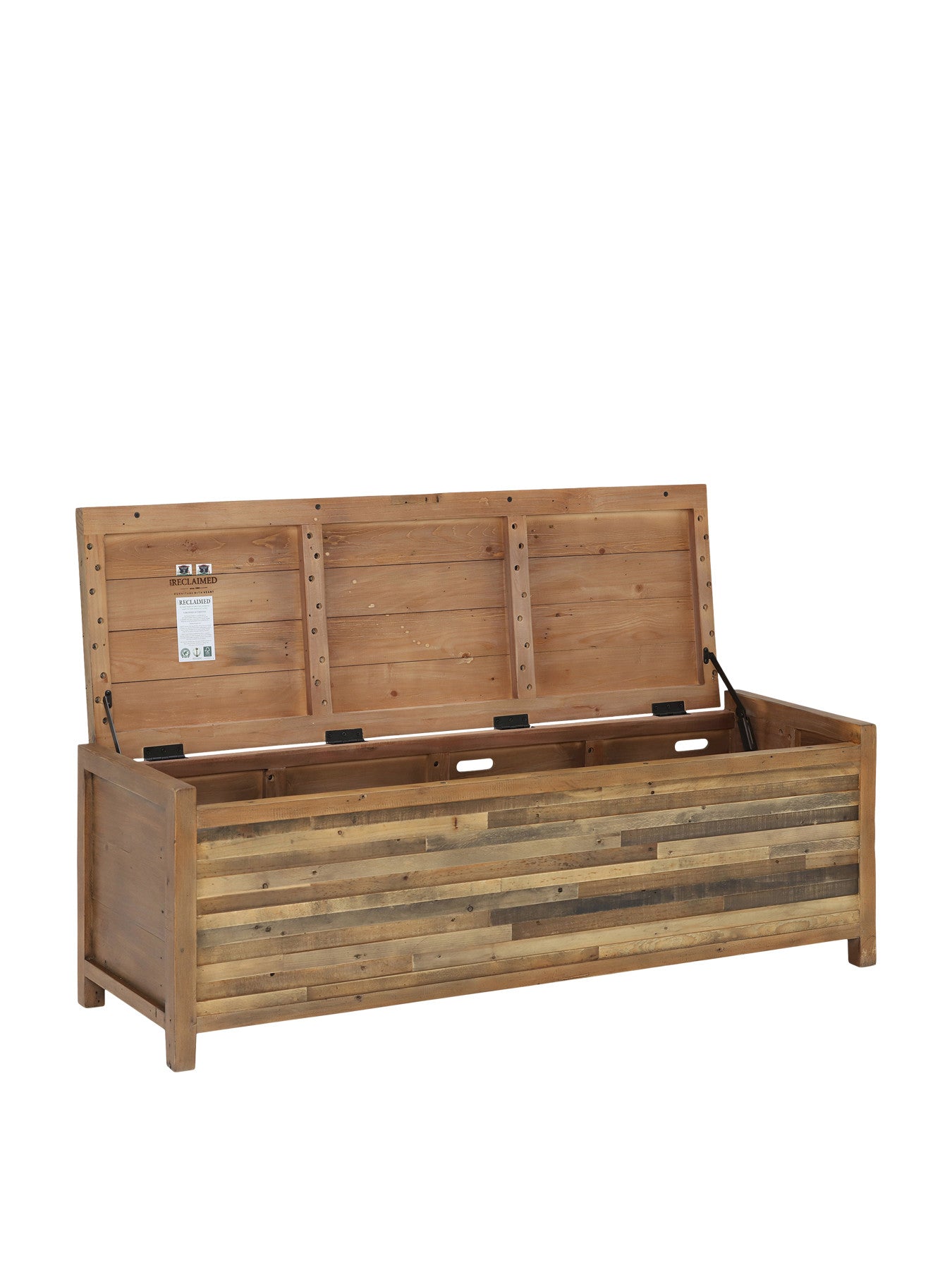Charlie Reclaimed Wood Large Rectangular Blanket Box