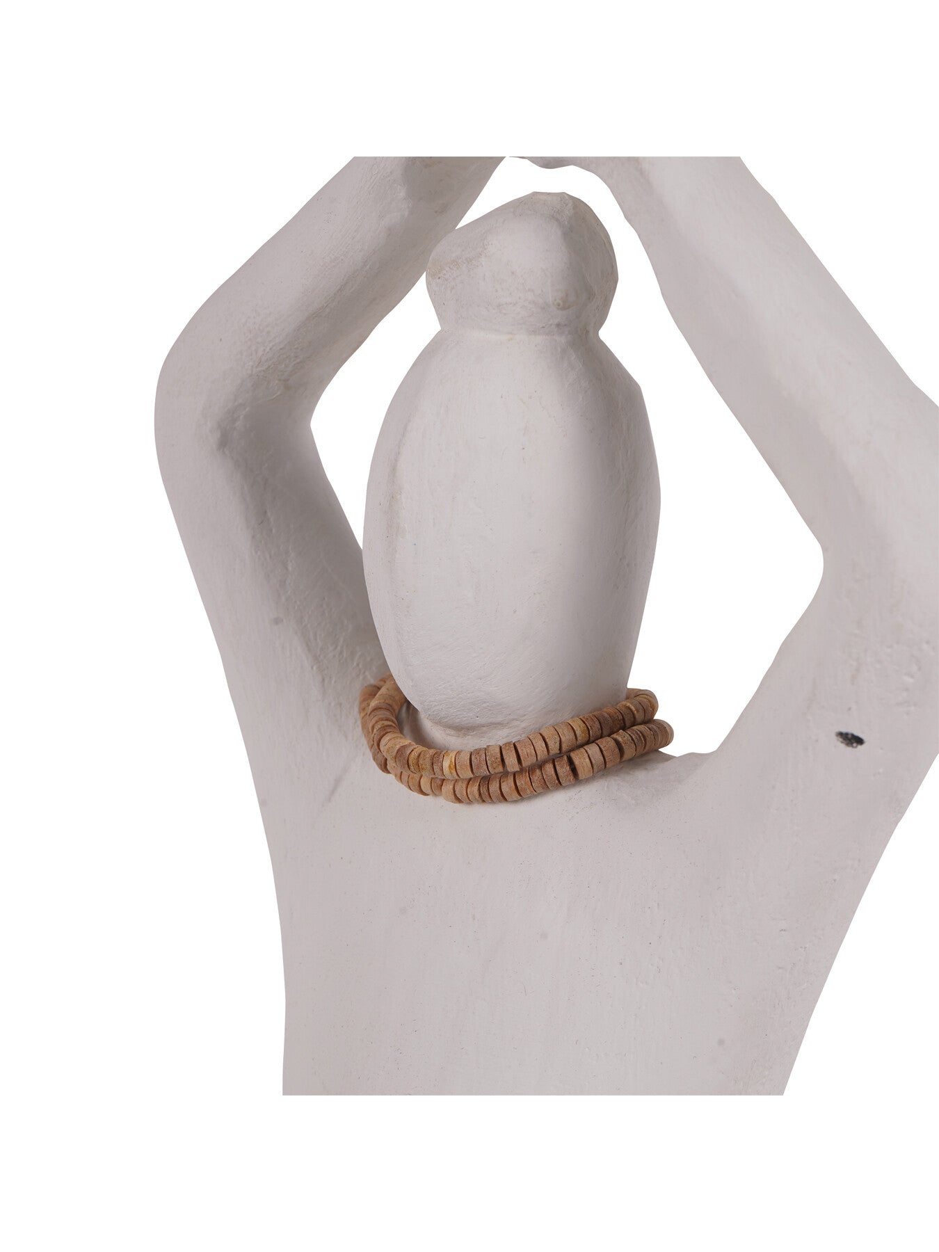 Hand Carved Yoga Lady Large