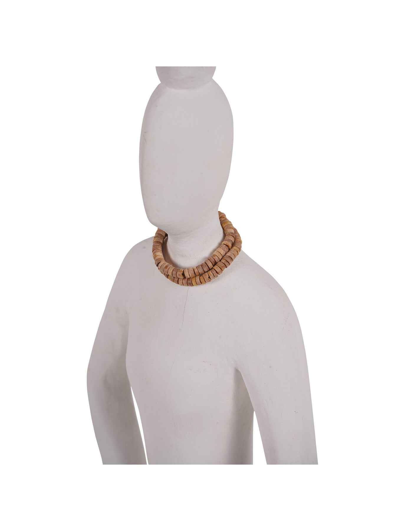 Hand Carved Yoga Lady Small