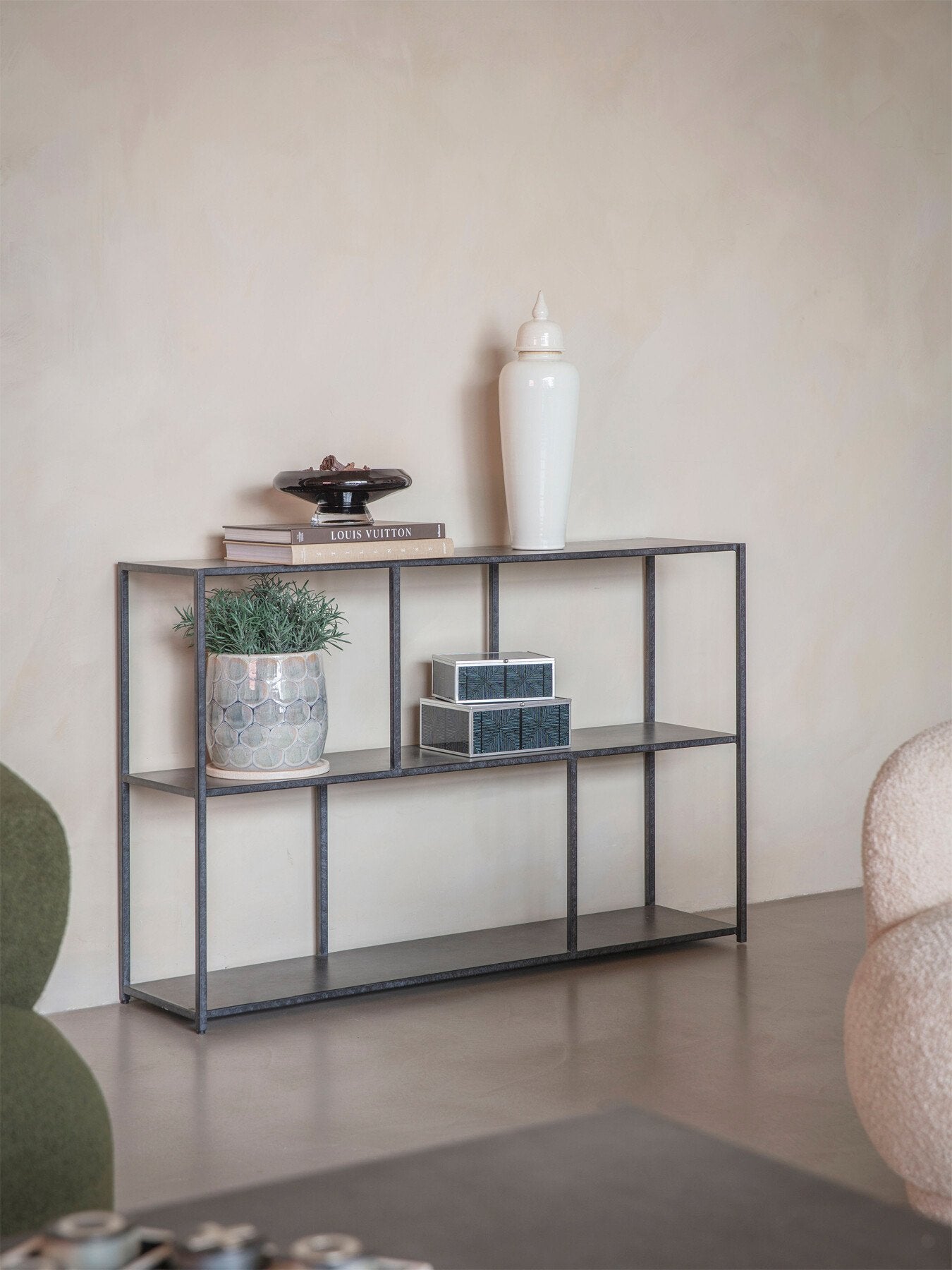 Brooks Console Table Mottled Black