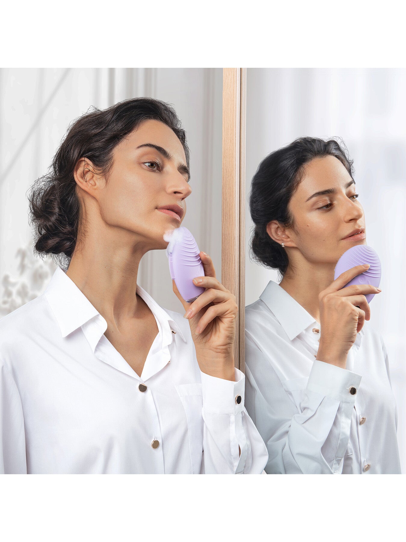 LUNA™ 4 2-in-1 Smart Facial Cleansing Firming Massage Device for Sensitive Skin