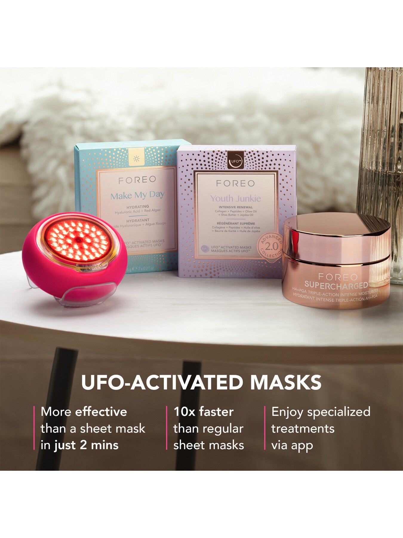 UFO™ 3 LED NIR Full-Spectrum LED Hydrating Skin Wellness Device