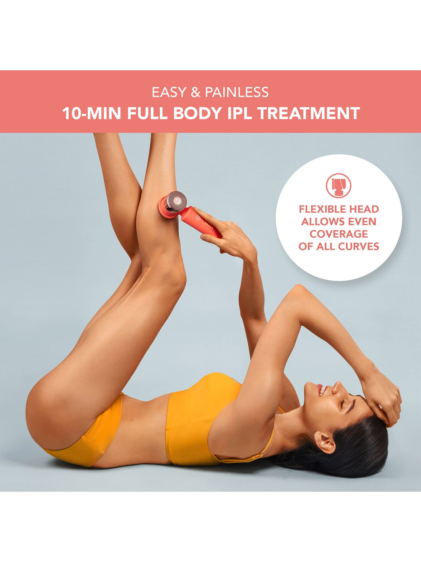 PEACH™ 2 - Advanced IPL Hair Removal Device with Skin Cooling System