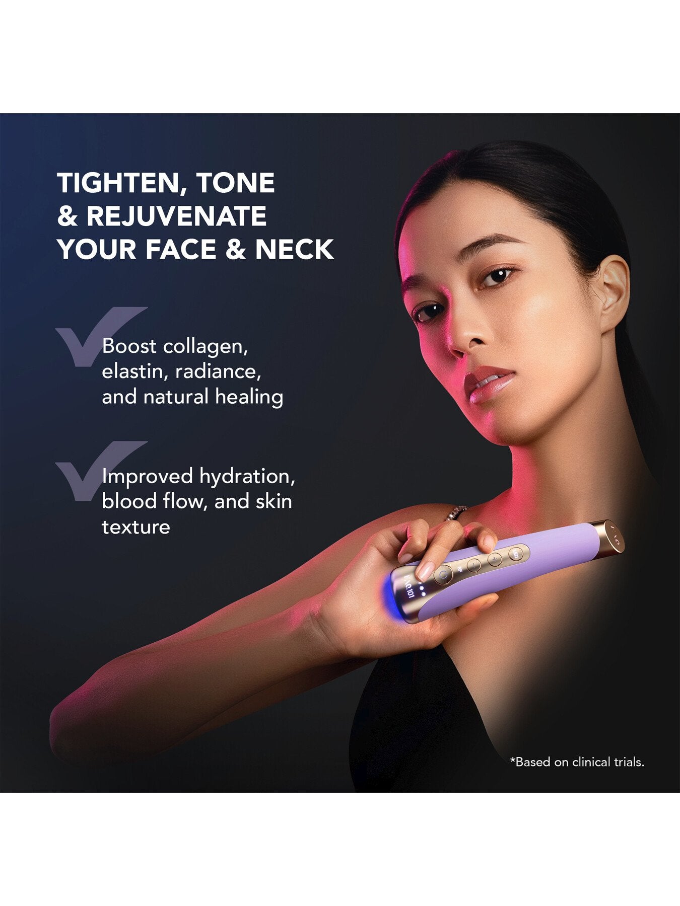 FAQ™ 101 professional RF LED facial rejuvenation