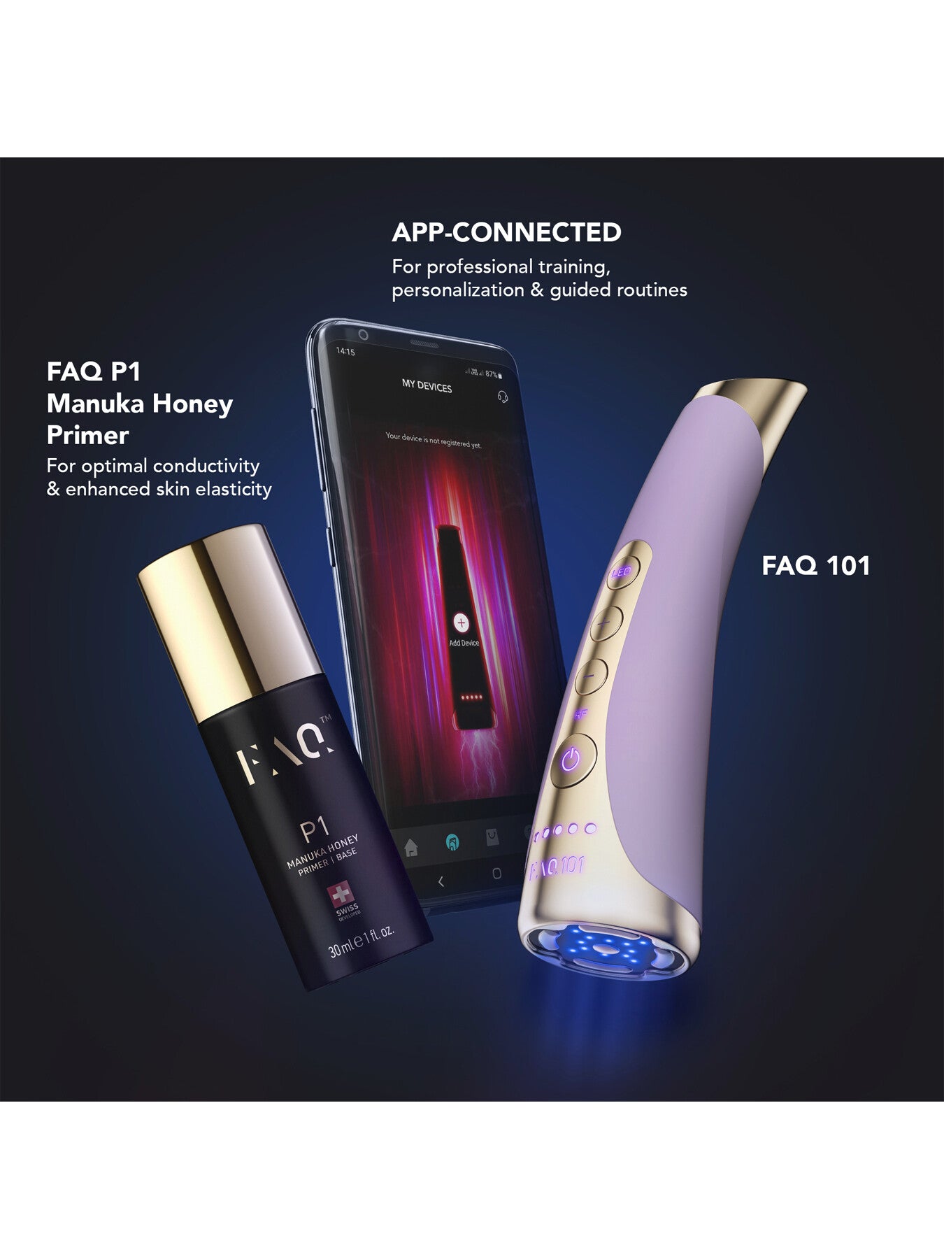 FAQ™ 101 professional RF LED facial rejuvenation