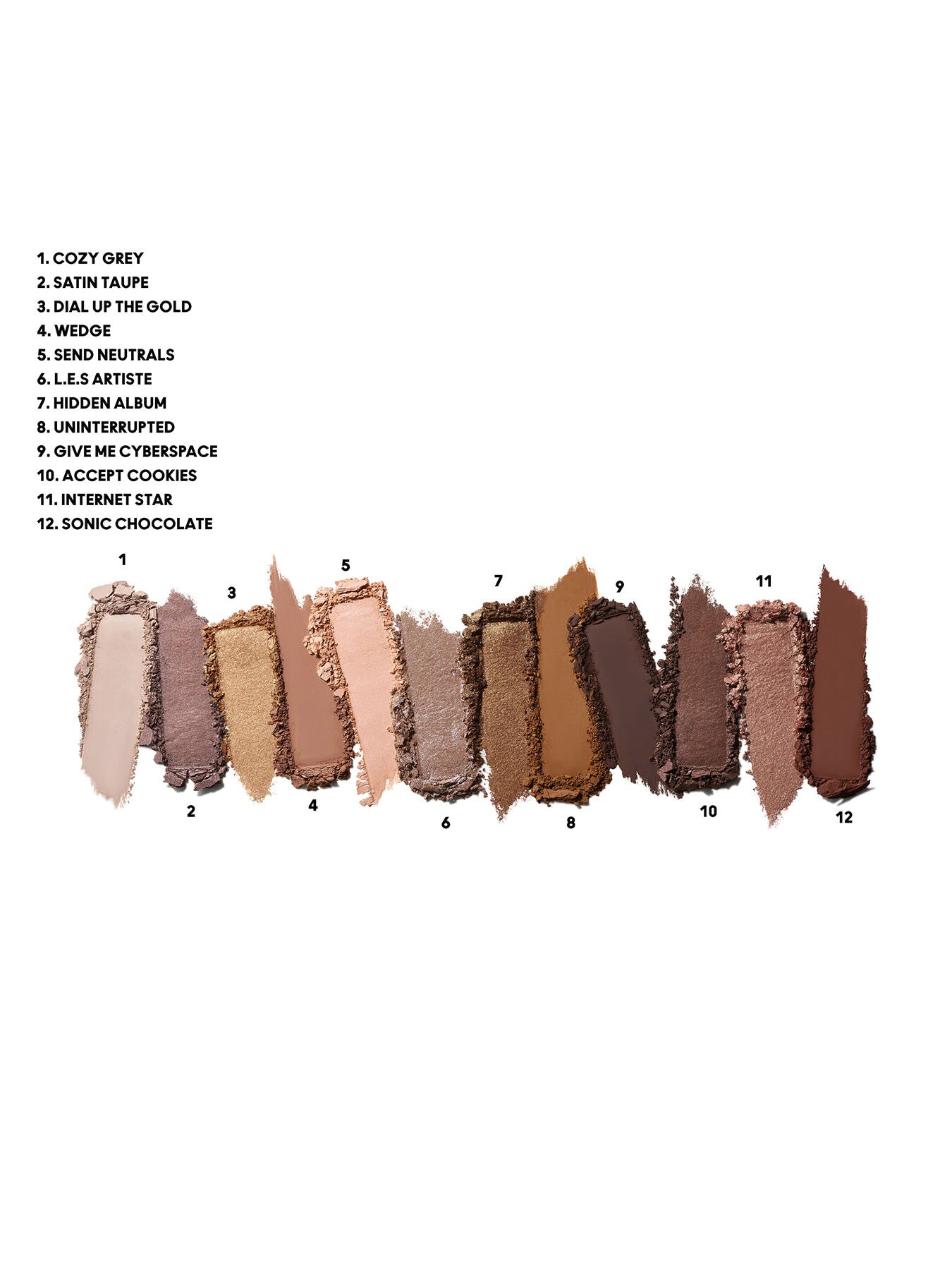 Connect In Colour Eye Shadow Palette Unfiltered Nudes