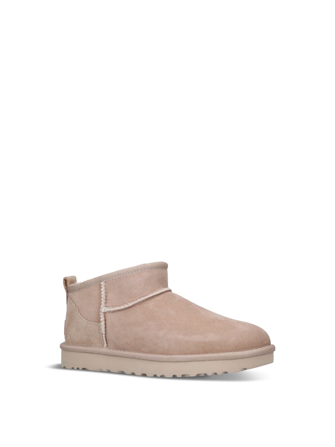Classic Ultra Mini Suede Boots Beige