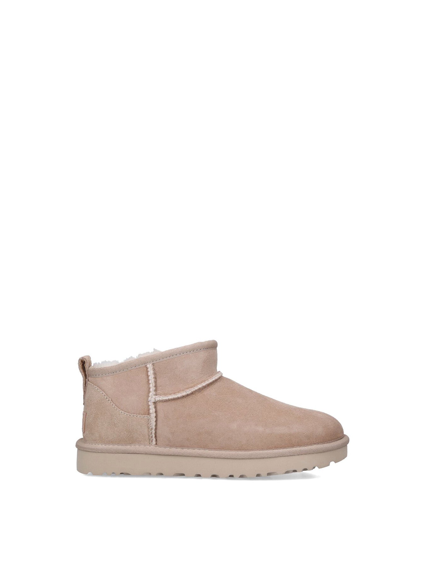 Classic Ultra Mini Suede Boots Beige