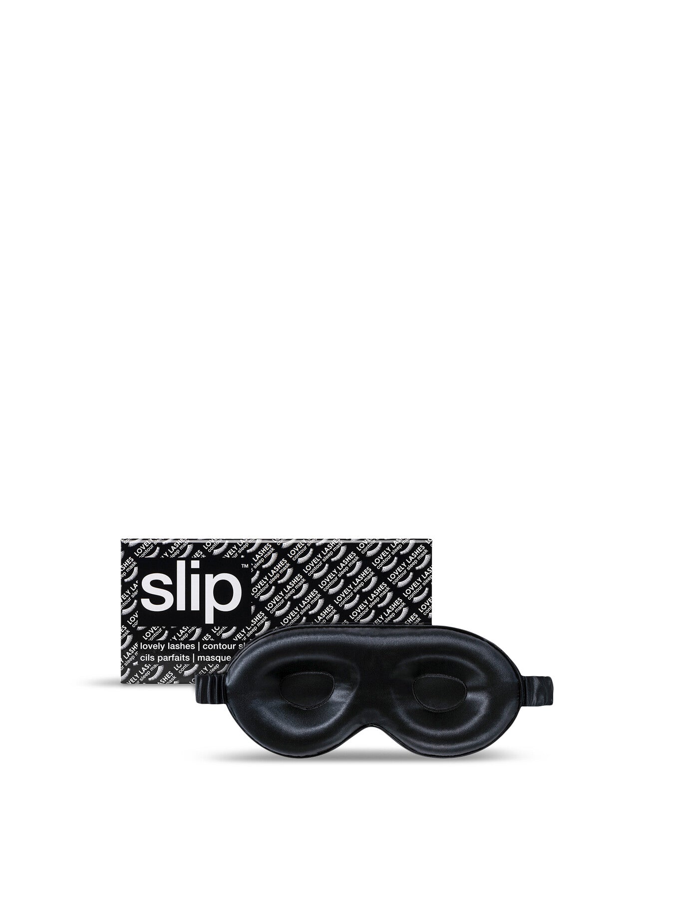 SLIP PURE SILK CONTOUR SLEEP MASK - BLACK