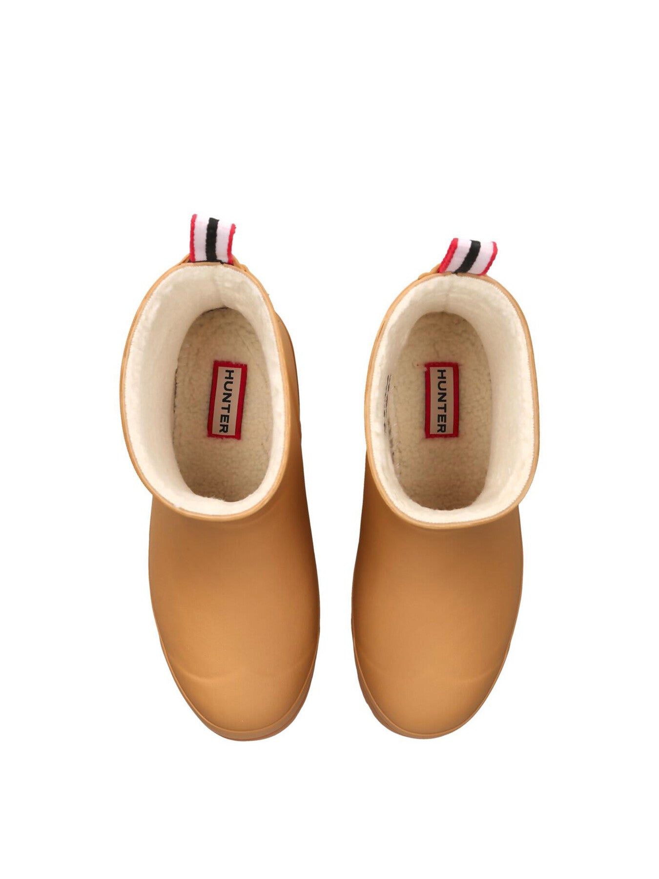 Play Shearling Insulated Short Wellington Boots Brown