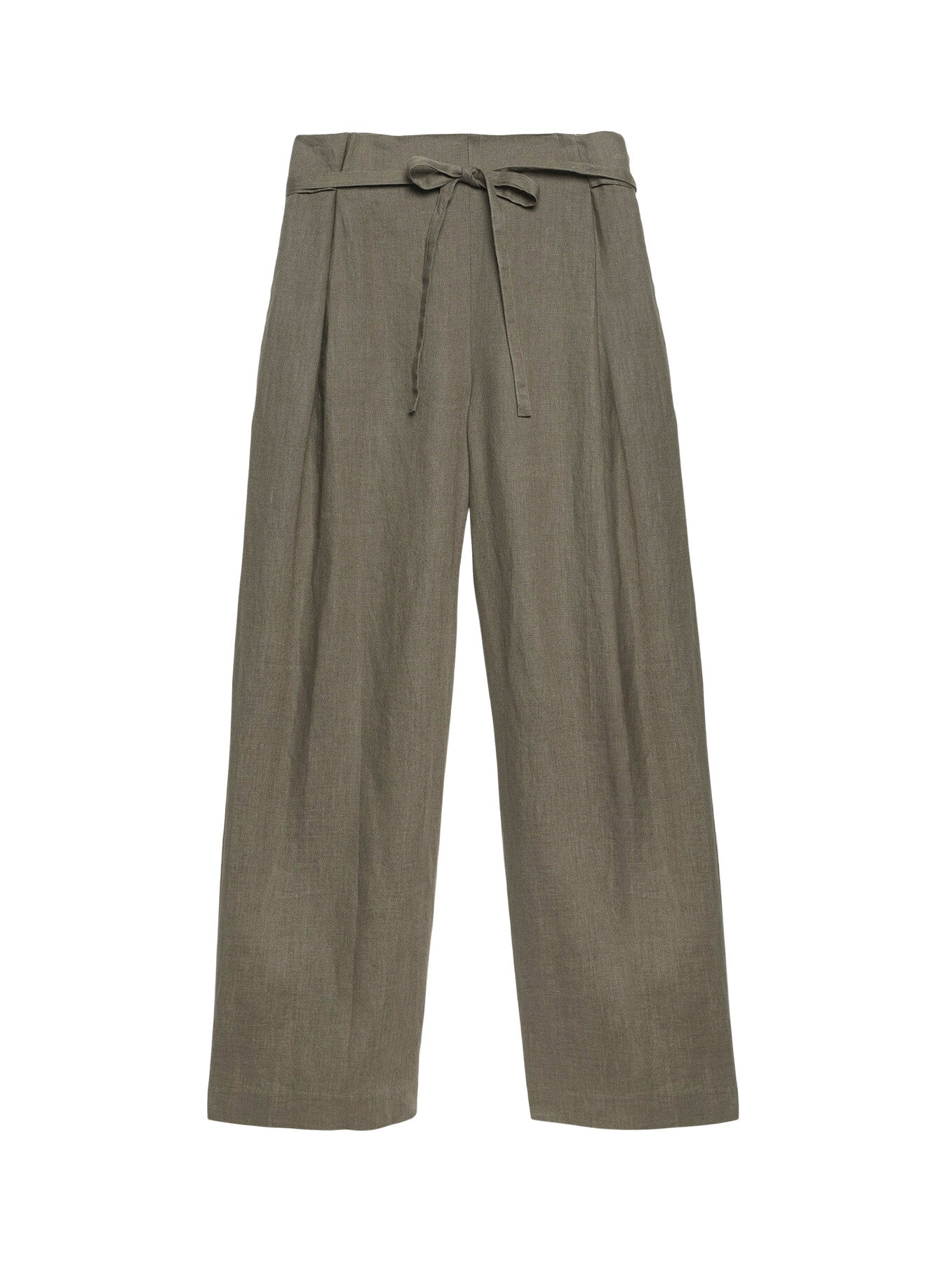 Linen Belted Trousers