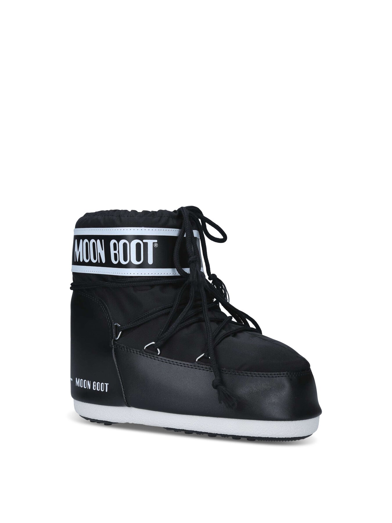 Icon Low Nylon Ankle Boots Black