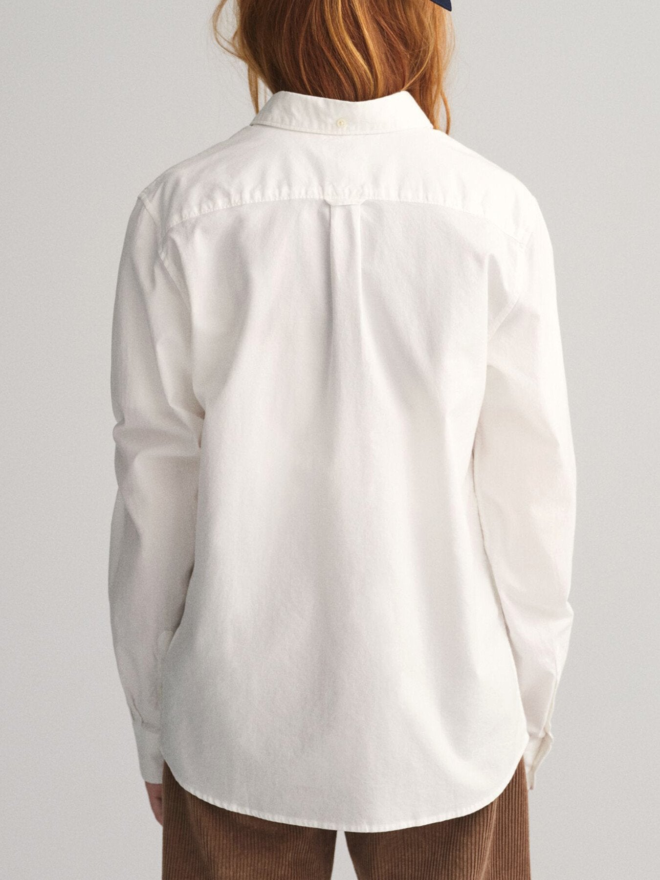 Kids' Shield Oxford Shirt White