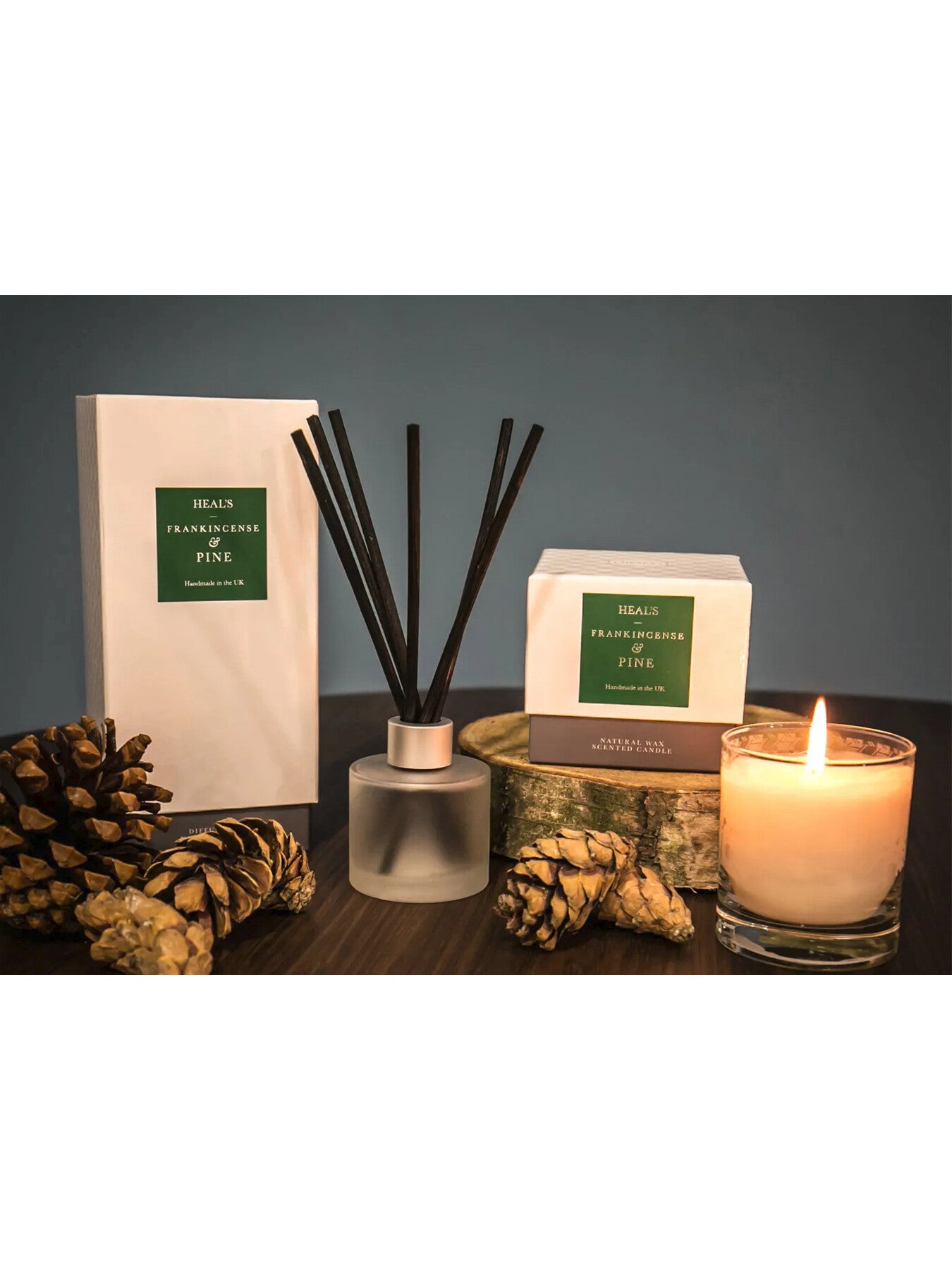 Frankincense & Pine Scented Candle