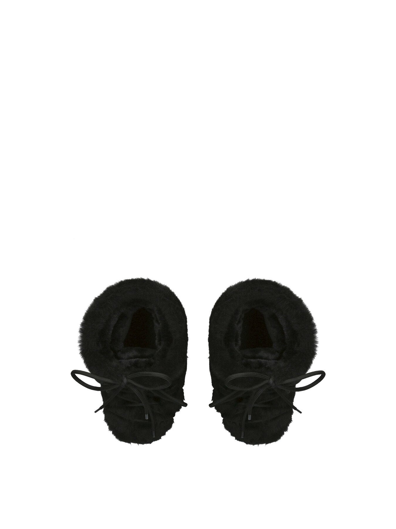 Icon Low Faux Fur Ankle Boots Black