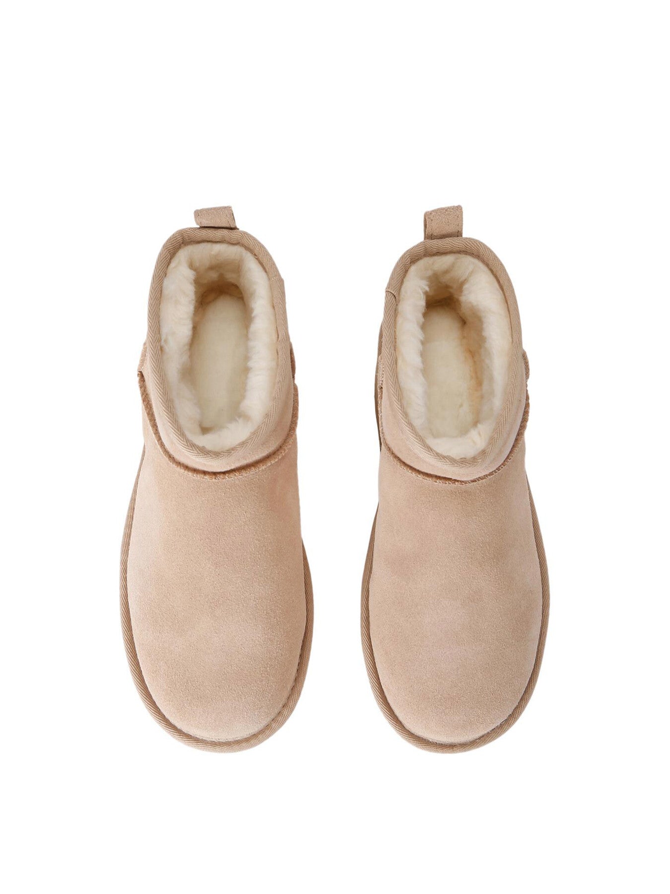 Womens Classic Ultra Mini Plaform Suede Ankle Boots