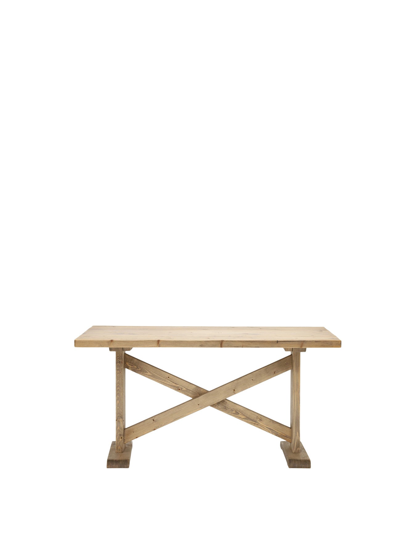 Newsham Reclaimed Wood Dining Table, Waxed Finish