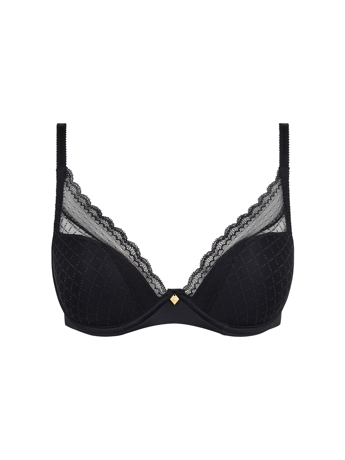 Norah Chic Plunge T-Shirt Bra - Black