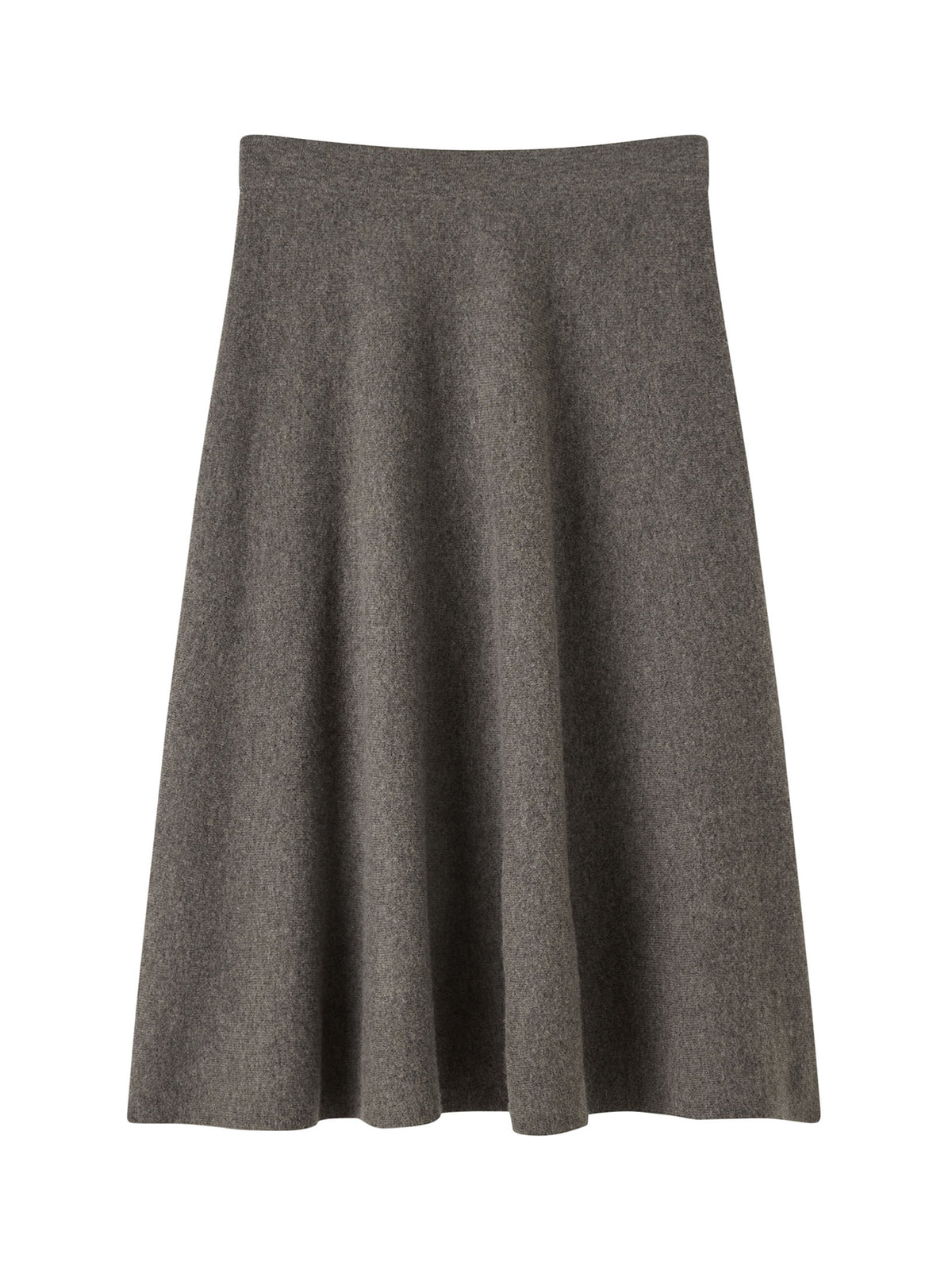 Wool Knitted Midi Skirt