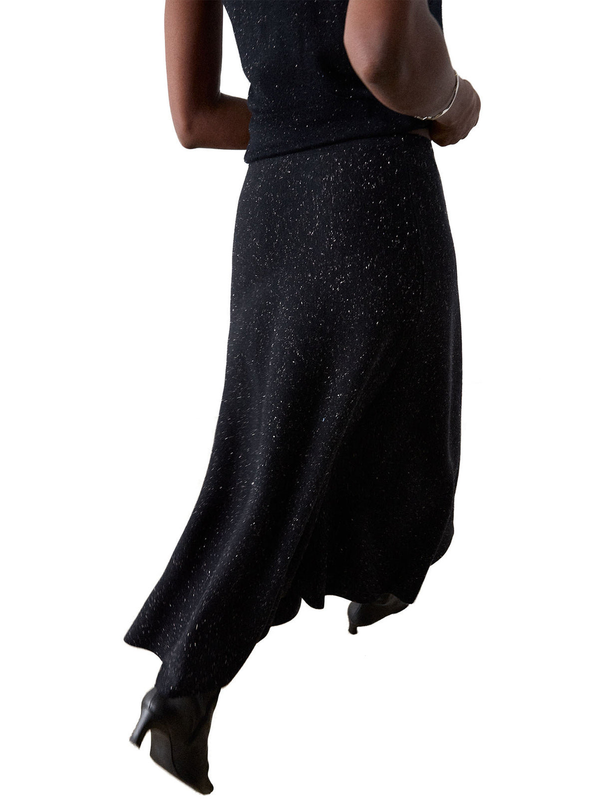 Annie Sparkle Knit Midi Skirt